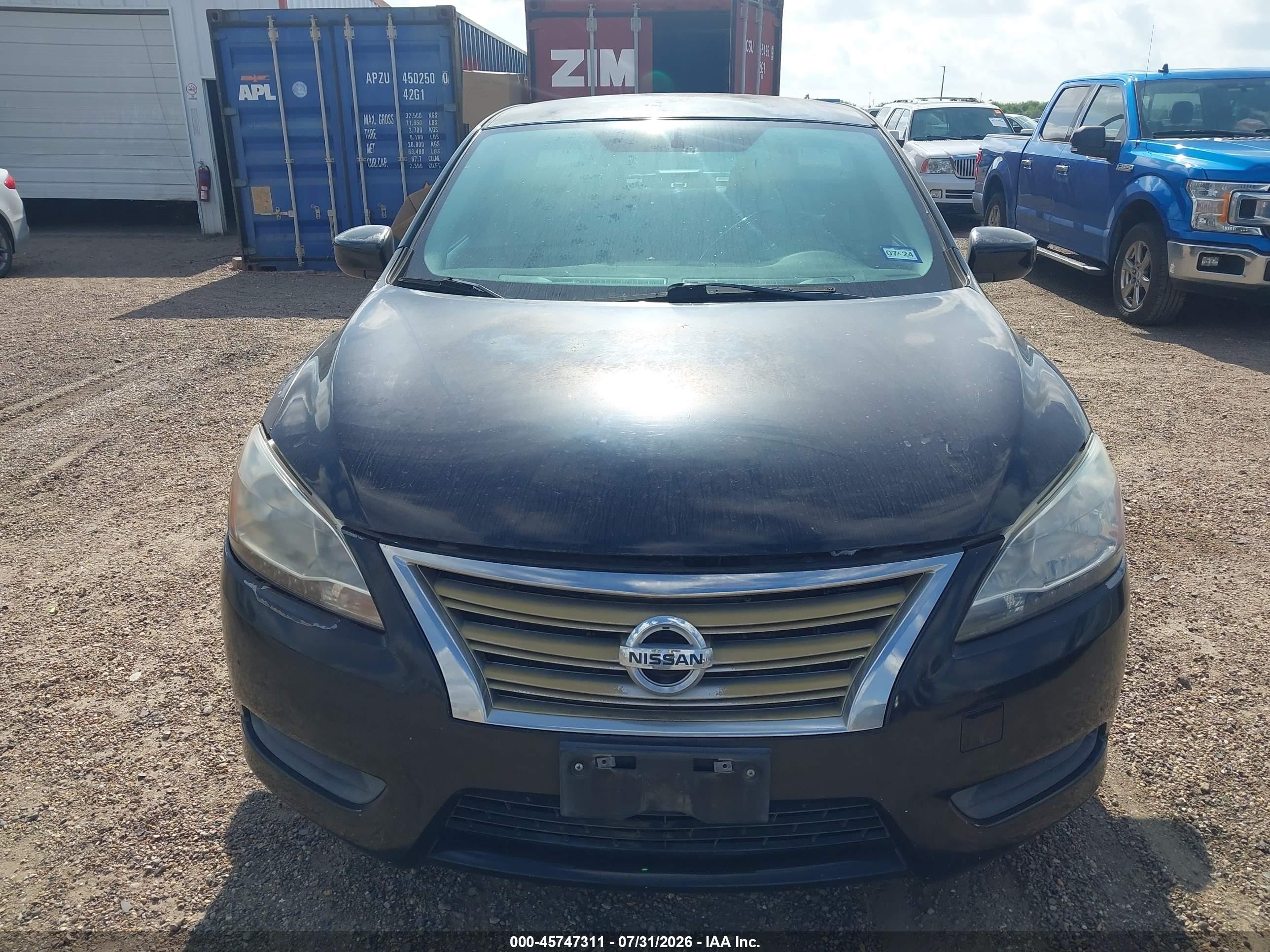 2014 Nissan Sentra Sv Черный vin: 3N1AB7AP1EY201232