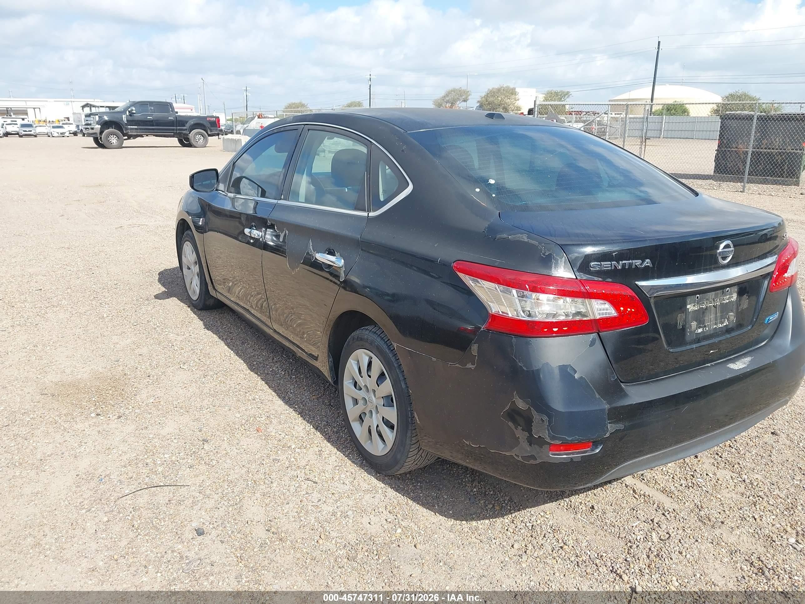 2014 Nissan Sentra Sv Черный vin: 3N1AB7AP1EY201232