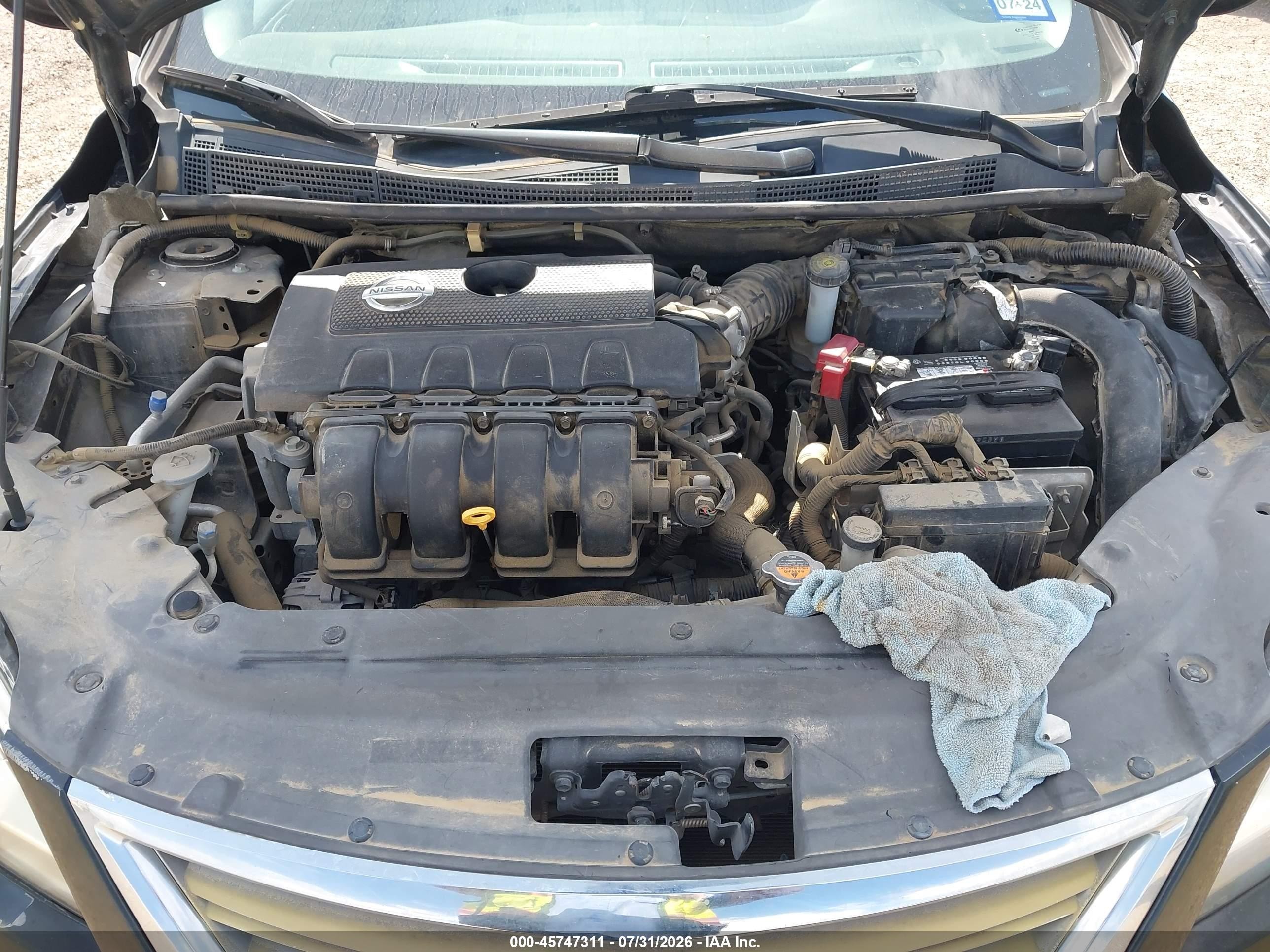 2014 Nissan Sentra Sv Черный vin: 3N1AB7AP1EY201232
