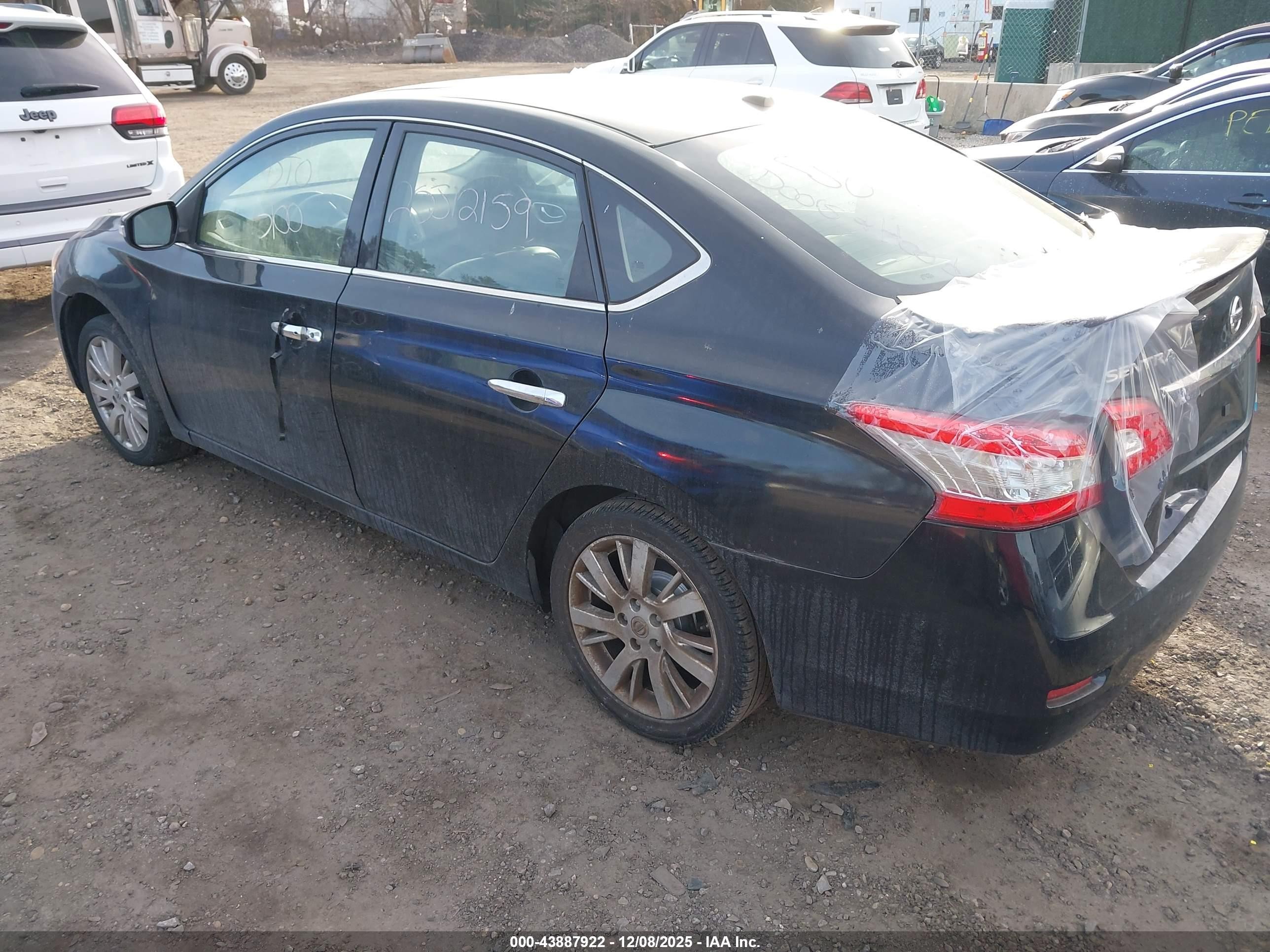2014 Nissan Sentra Sl Black vin: 3N1AB7AP1EY203661
