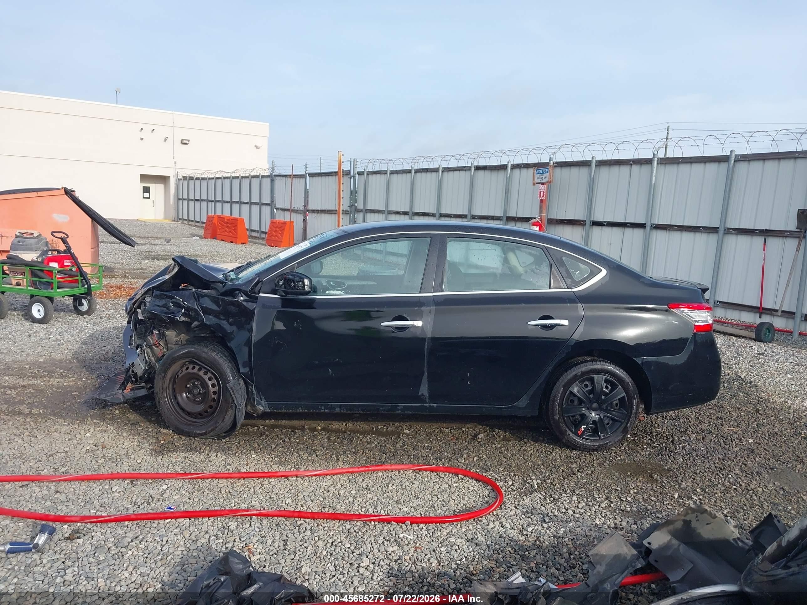 2014 Nissan Sentra Fe+ S Black vin: 3N1AB7AP1EY204664