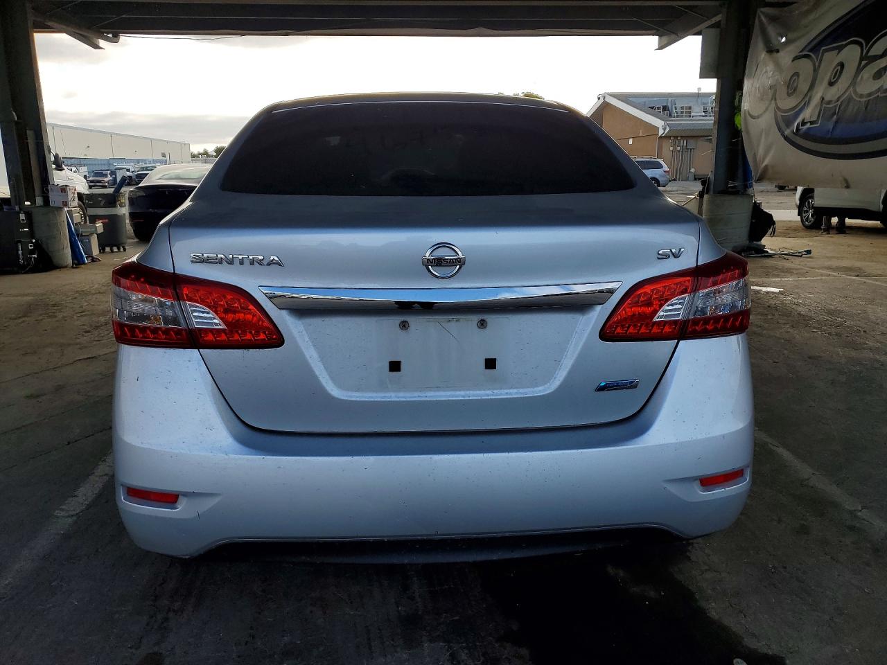 2014 Nissan Sentra Sv Silver vin: 3N1AB7AP1EY211923