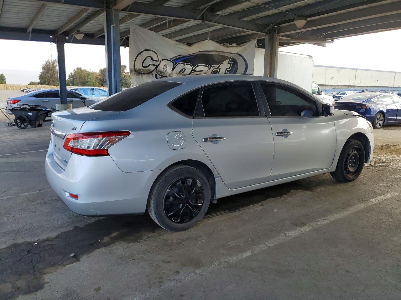 2014 Nissan Sentra Sv Silver vin: 3N1AB7AP1EY211923