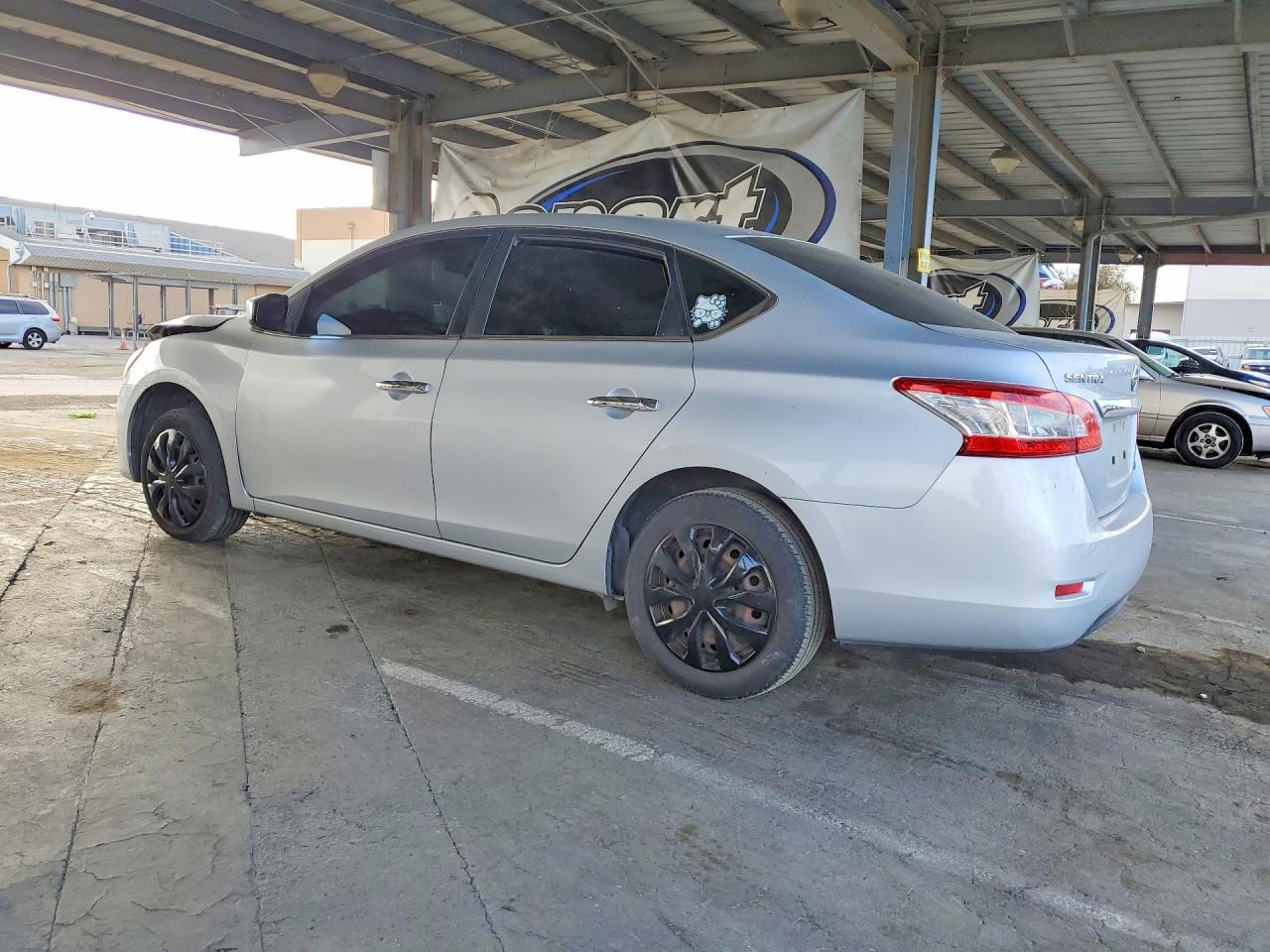 2014 Nissan Sentra Sv Silver vin: 3N1AB7AP1EY211923