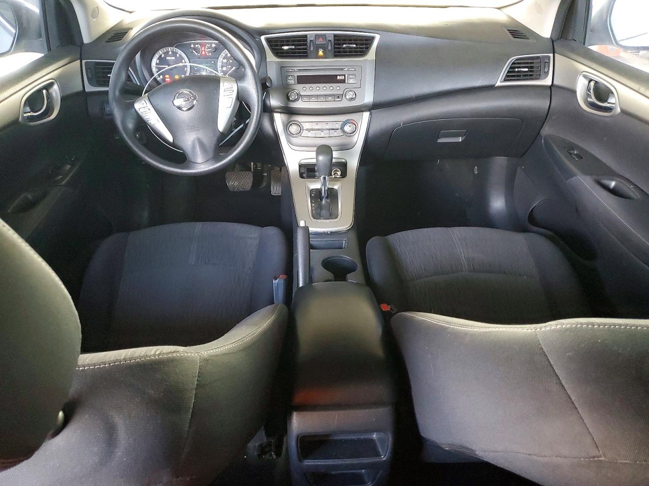2014 Nissan Sentra Sv Silver vin: 3N1AB7AP1EY211923