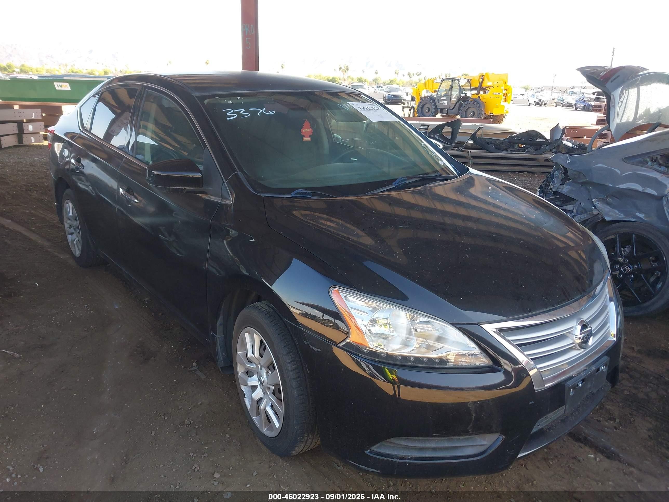 2014 Nissan Sentra Fe+ S/fe+ Sv/s/sl/sr/sv Black vin: 3N1AB7AP1EY214773