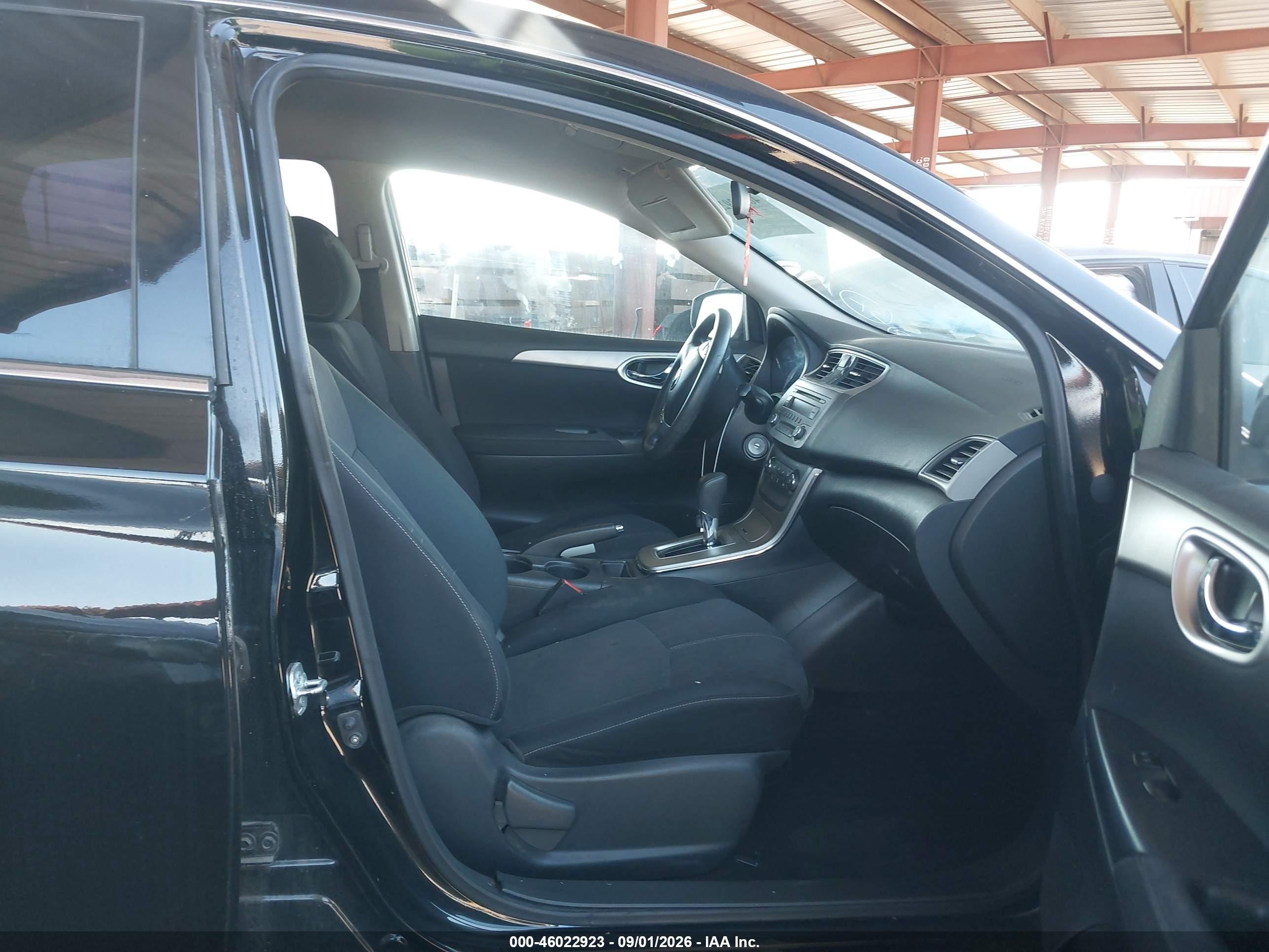 2014 Nissan Sentra Fe+ S/fe+ Sv/s/sl/sr/sv Black vin: 3N1AB7AP1EY214773