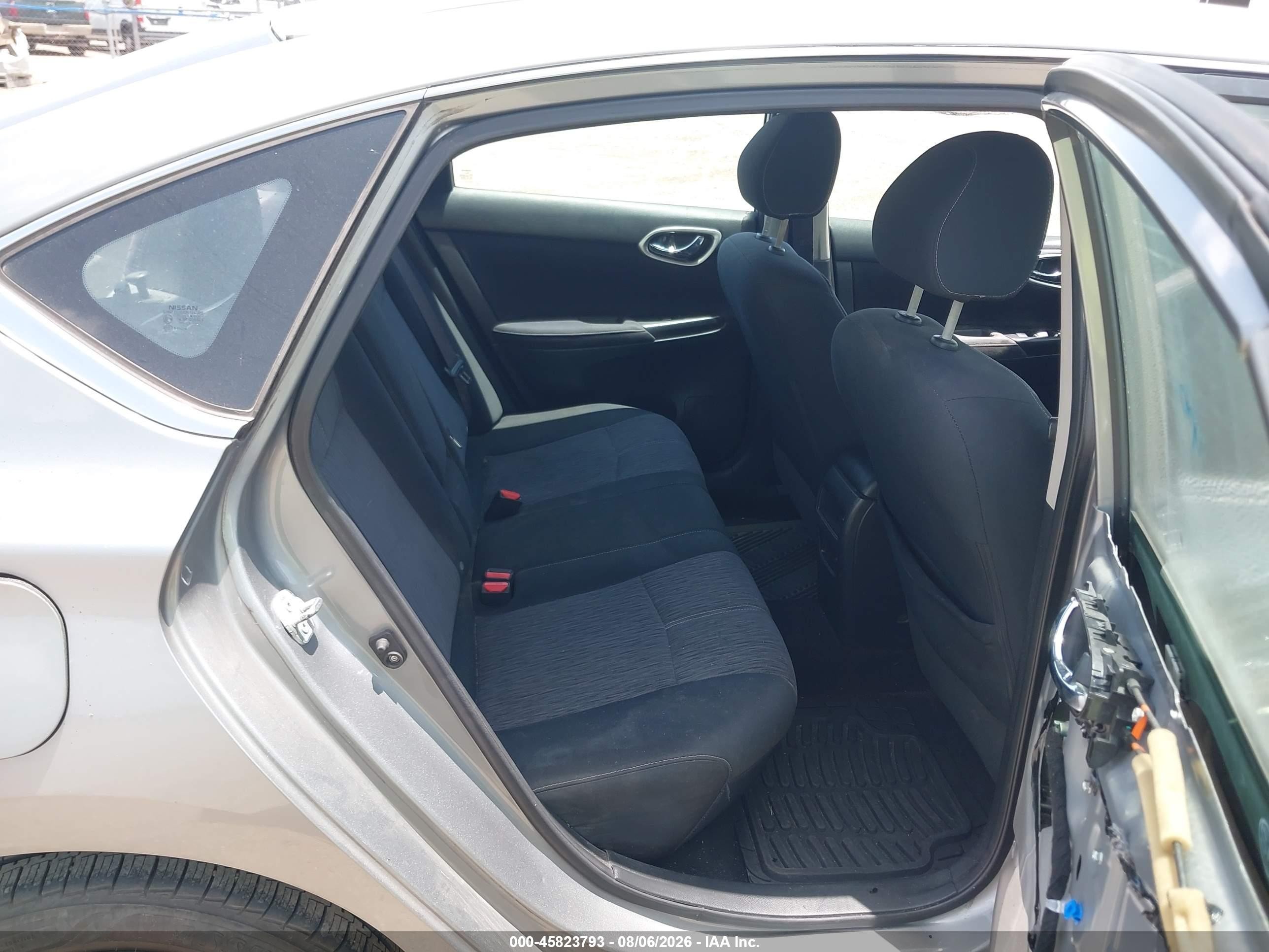 2014 Nissan Sentra Sv Gray vin: 3N1AB7AP1EY220167