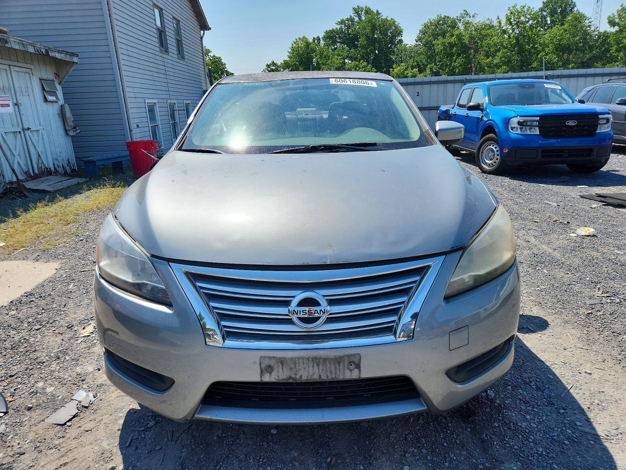2014 Nissan Sentra Sv Серебряный vin: 3N1AB7AP1EY224039
