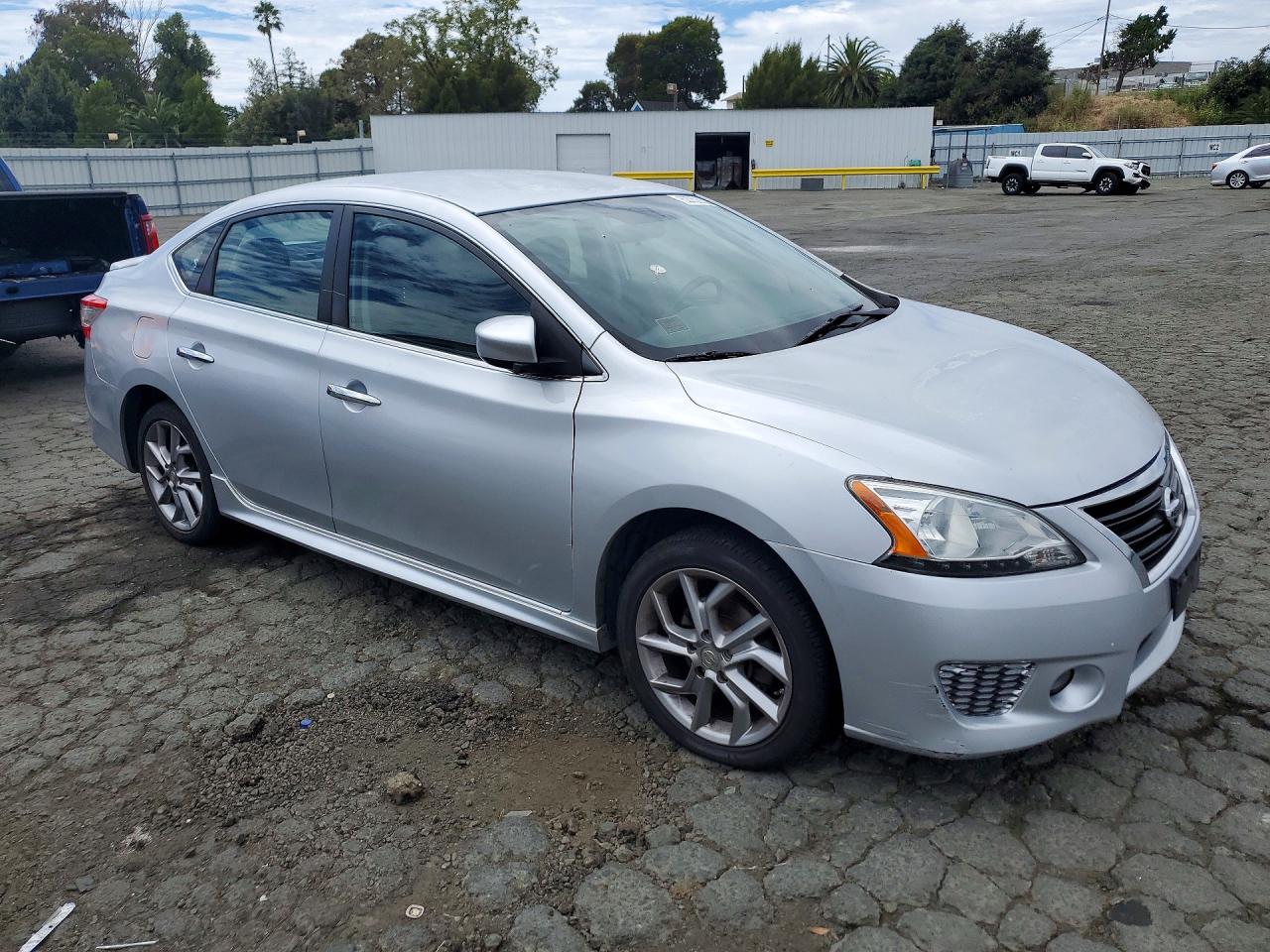 2014 Nissan Sentra Sr Silver vin: 3N1AB7AP1EY229564
