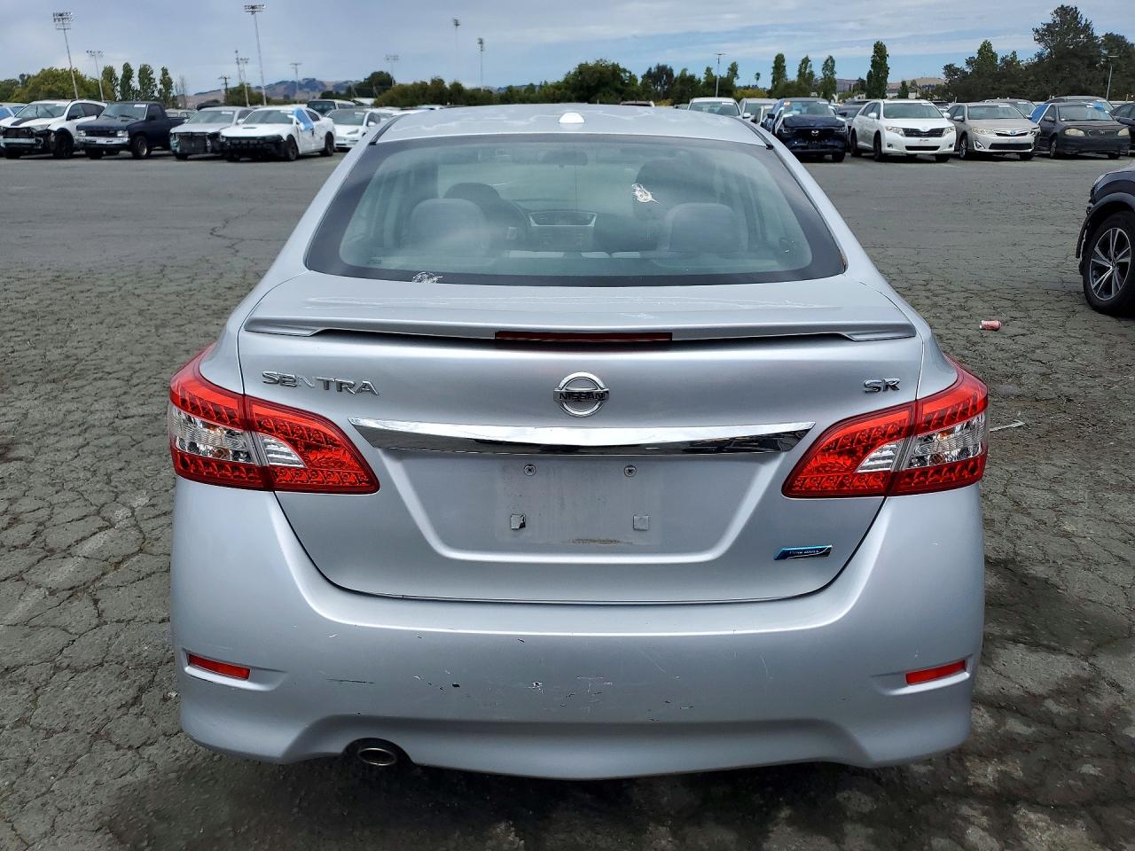 2014 Nissan Sentra Sr Silver vin: 3N1AB7AP1EY229564