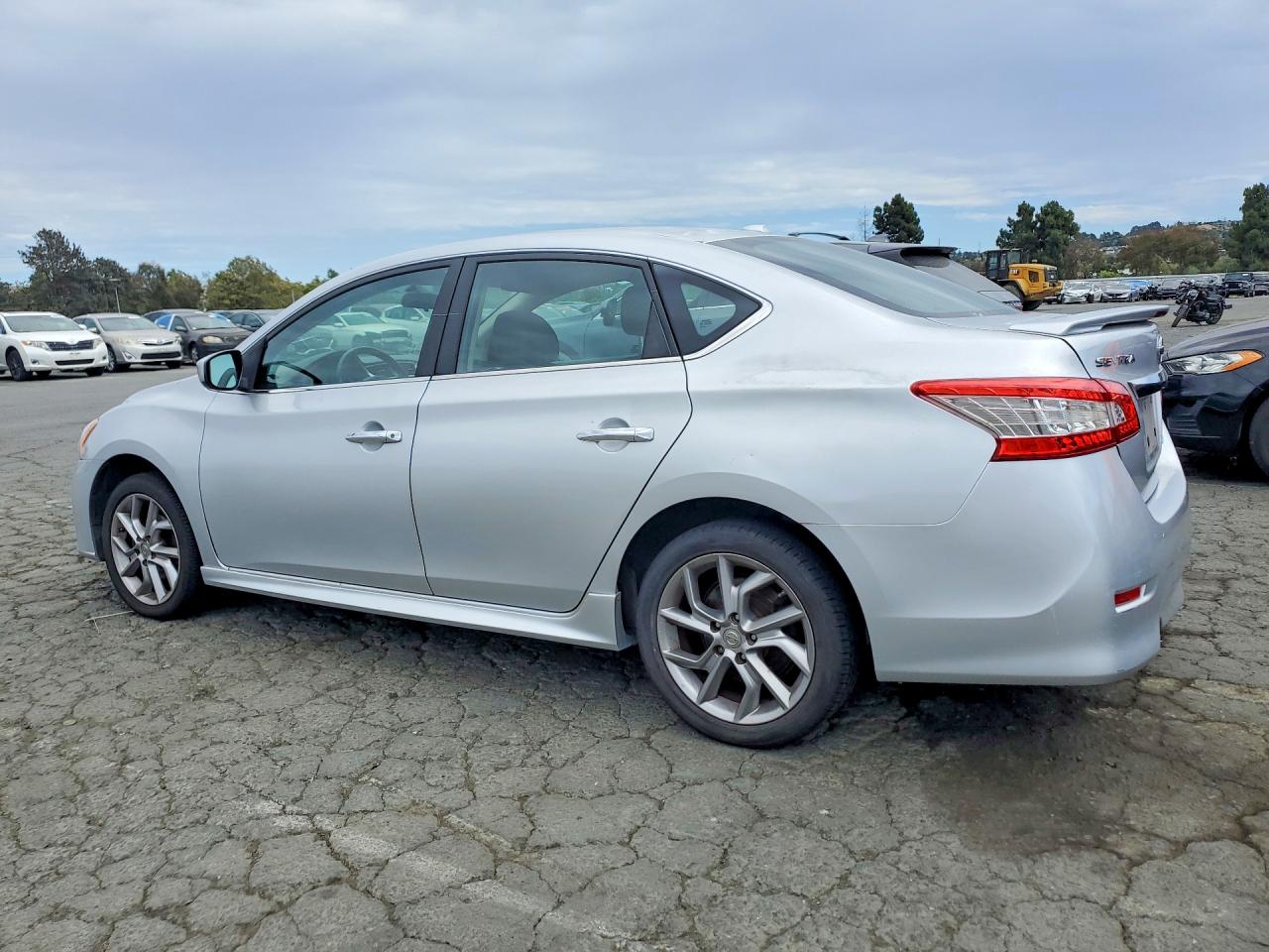 2014 Nissan Sentra Sr Silver vin: 3N1AB7AP1EY229564