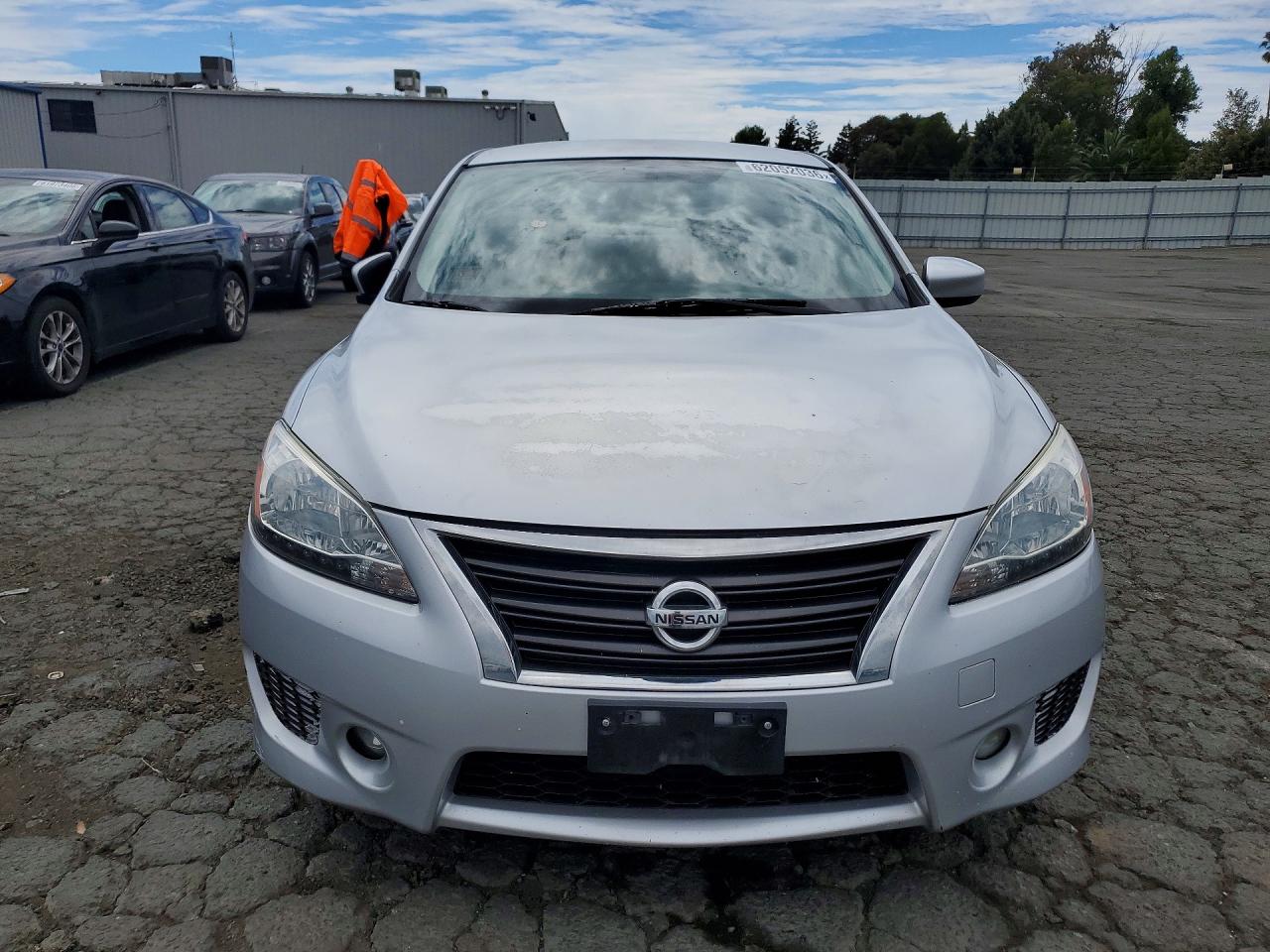 2014 Nissan Sentra Sr Silver vin: 3N1AB7AP1EY229564