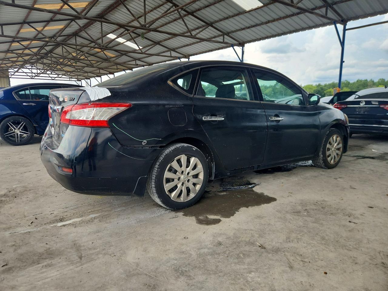 2014 Nissan Sentra Sv Black vin: 3N1AB7AP1EY231248