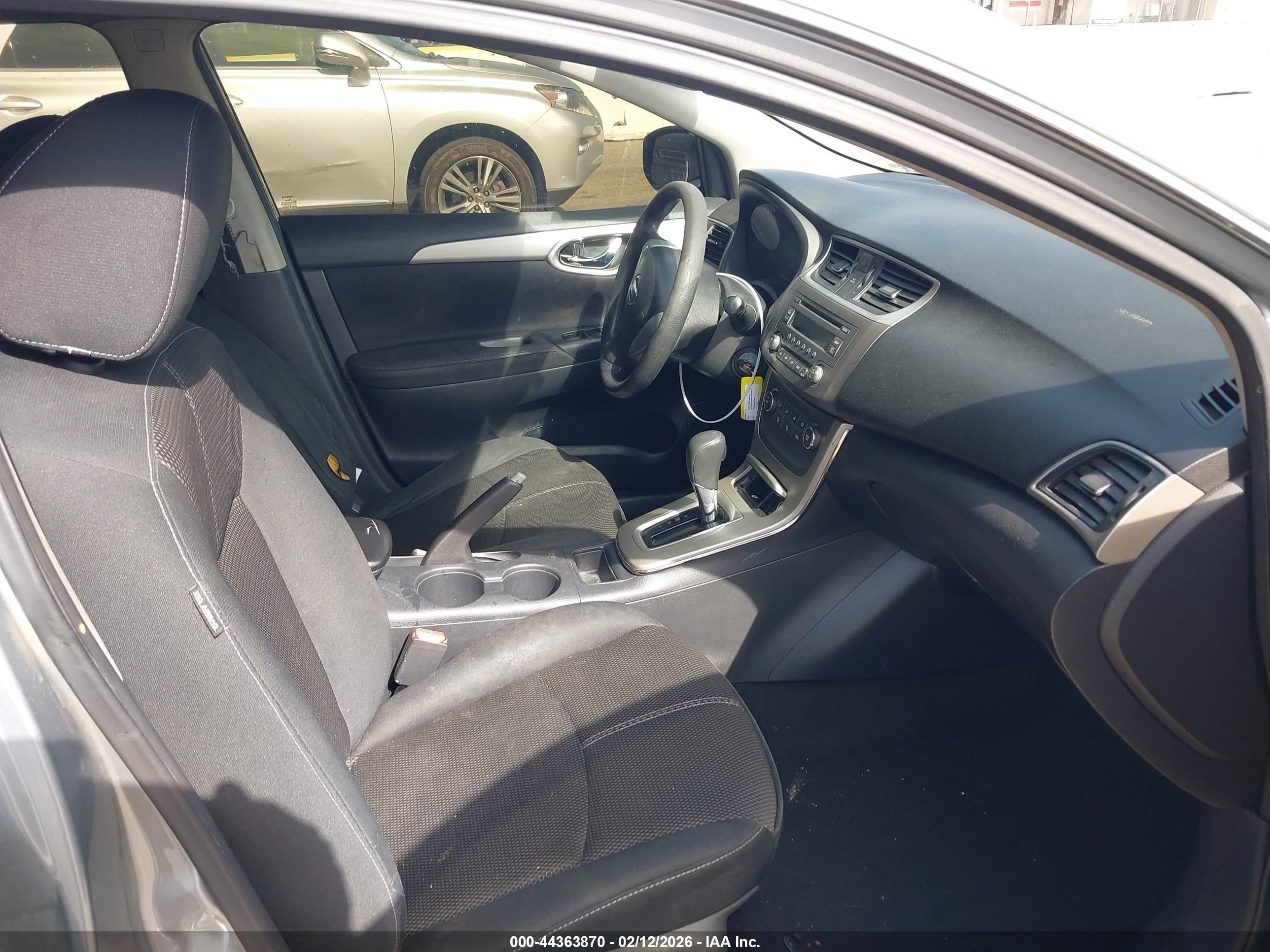 2014 Nissan Sentra S Gray vin: 3N1AB7AP1EY235929