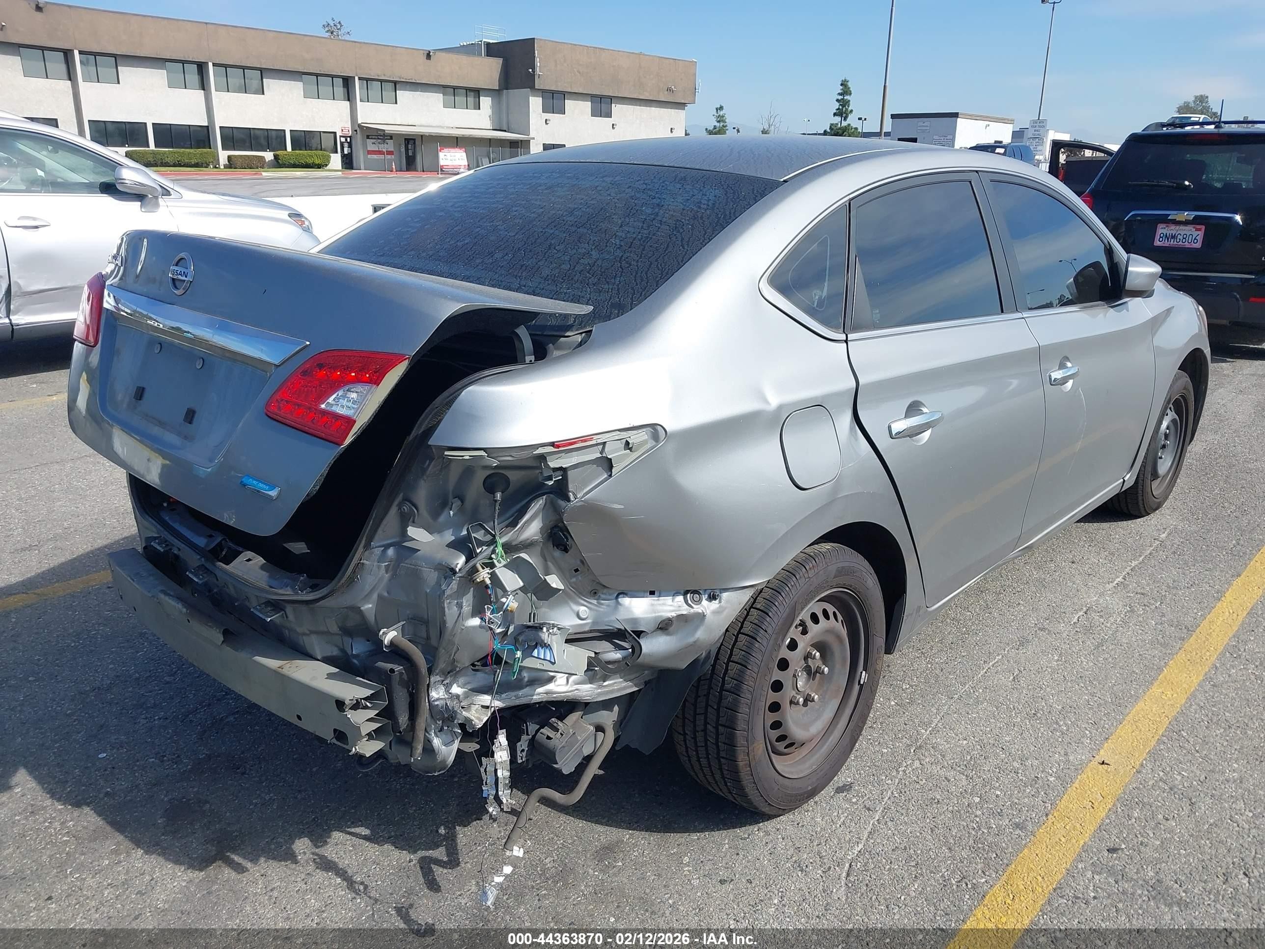2014 Nissan Sentra S Gray vin: 3N1AB7AP1EY235929