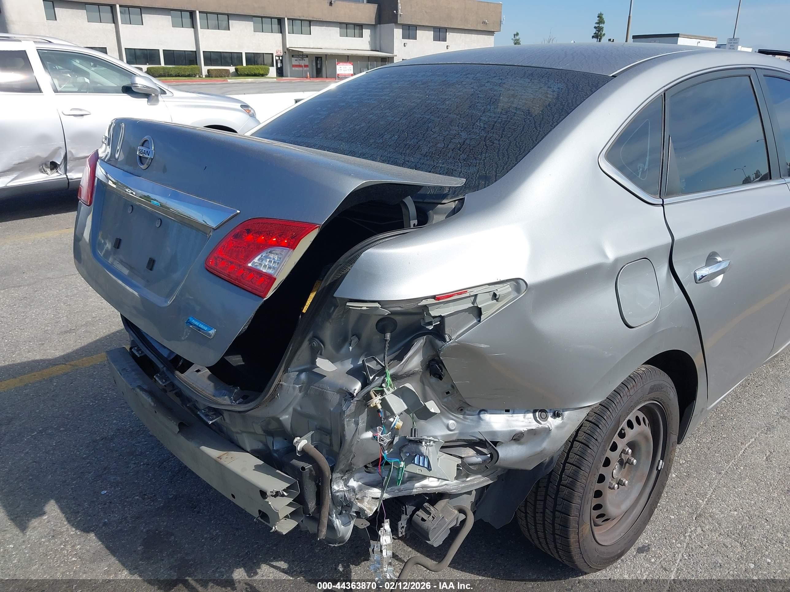 2014 Nissan Sentra S Gray vin: 3N1AB7AP1EY235929