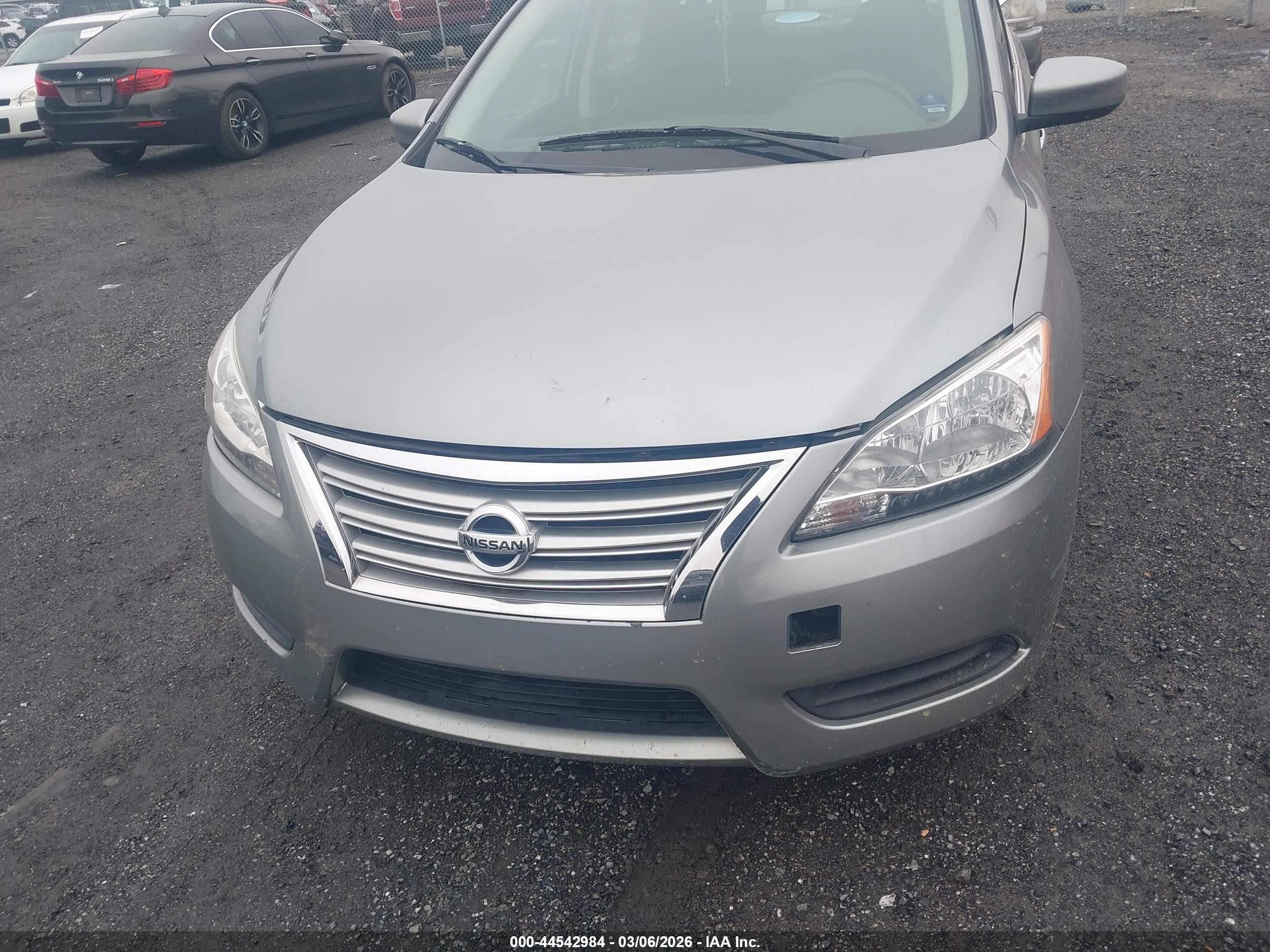 2014 Nissan Sentra S Silver vin: 3N1AB7AP1EY242430
