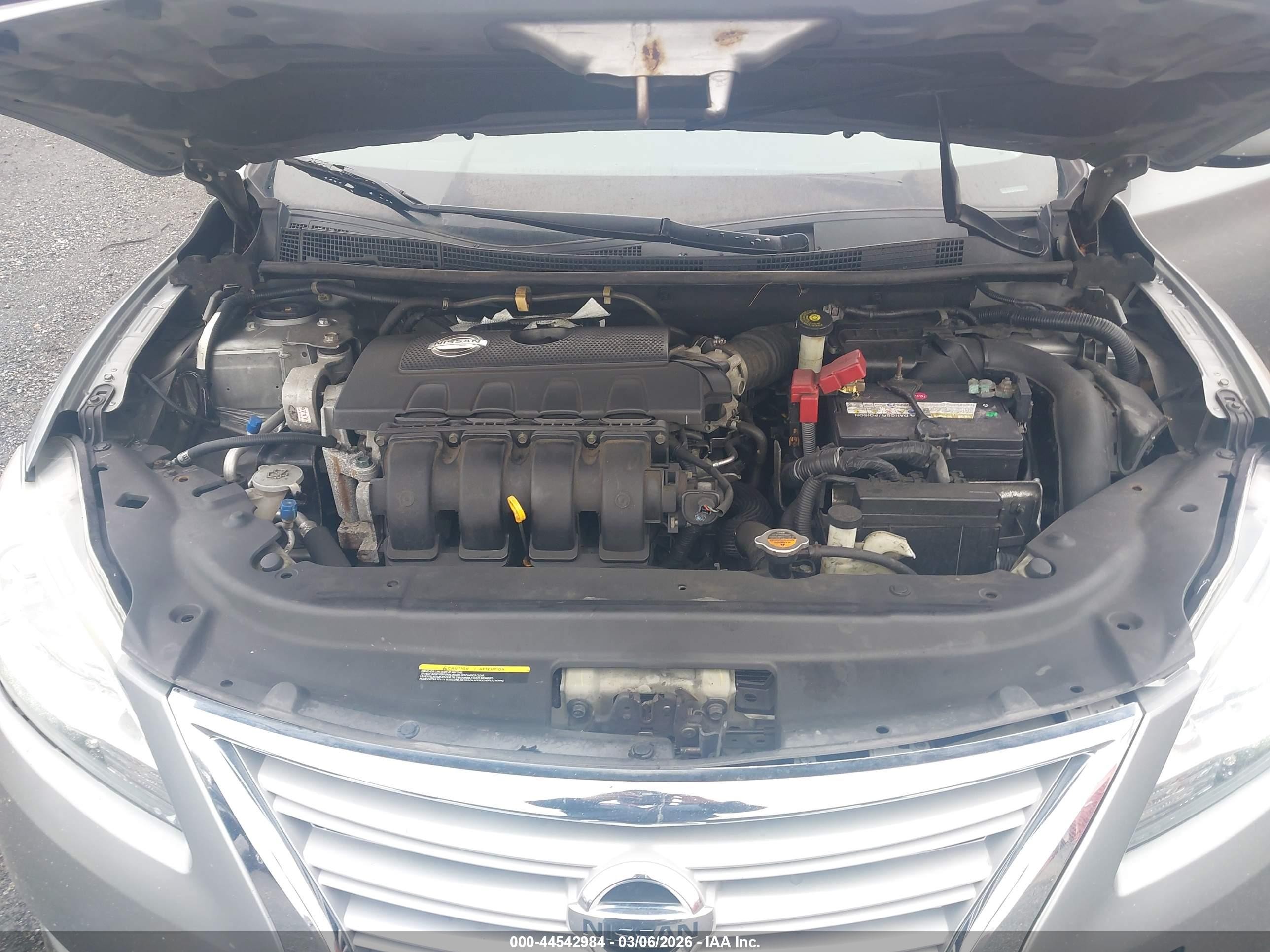2014 Nissan Sentra S Silver vin: 3N1AB7AP1EY242430