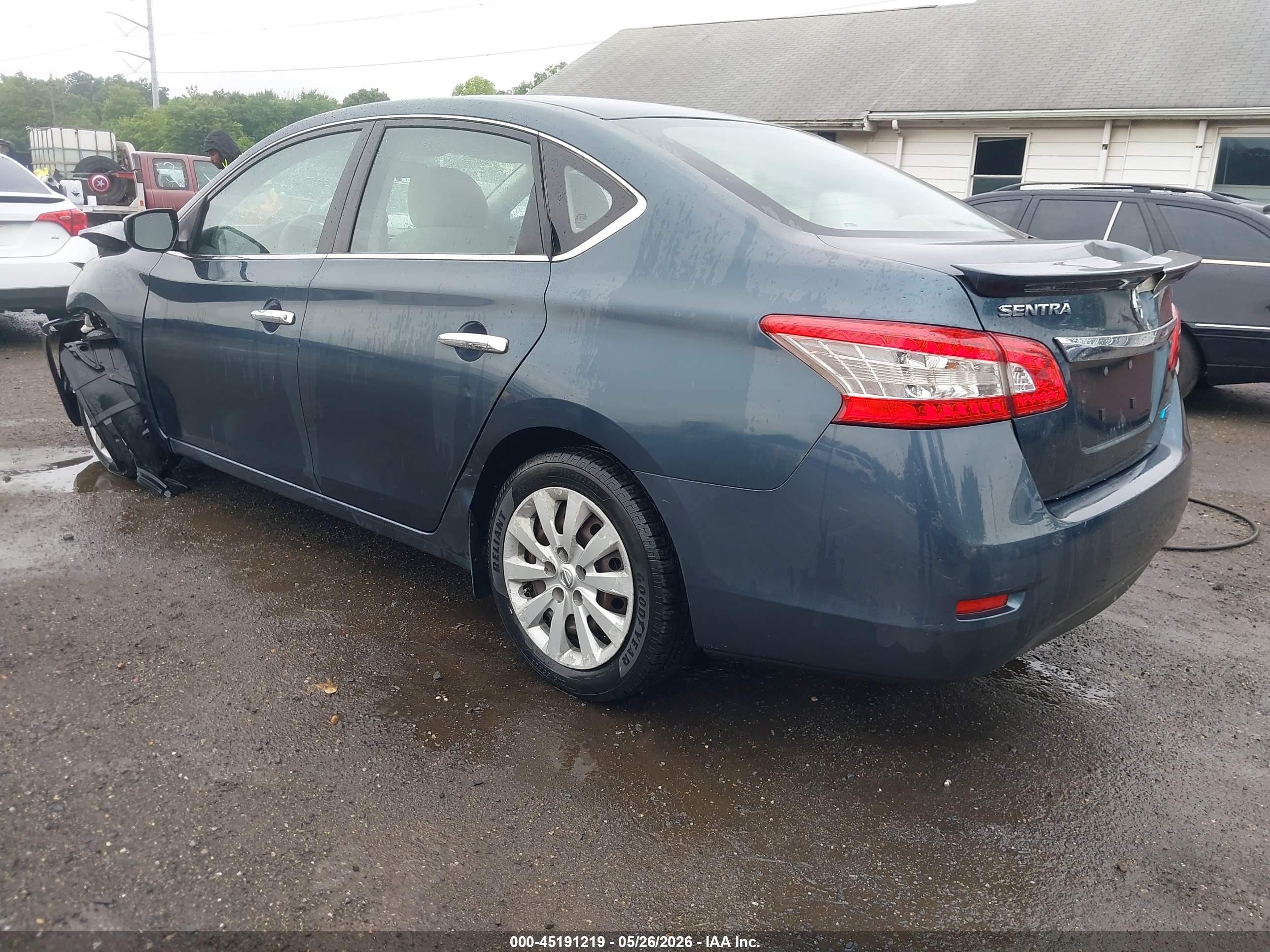 2014 Nissan Sentra Fe+ Sv Green vin: 3N1AB7AP1EY250740