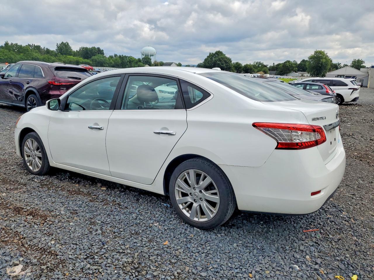 2014 Nissan Sentra Sl White vin: 3N1AB7AP1EY251662