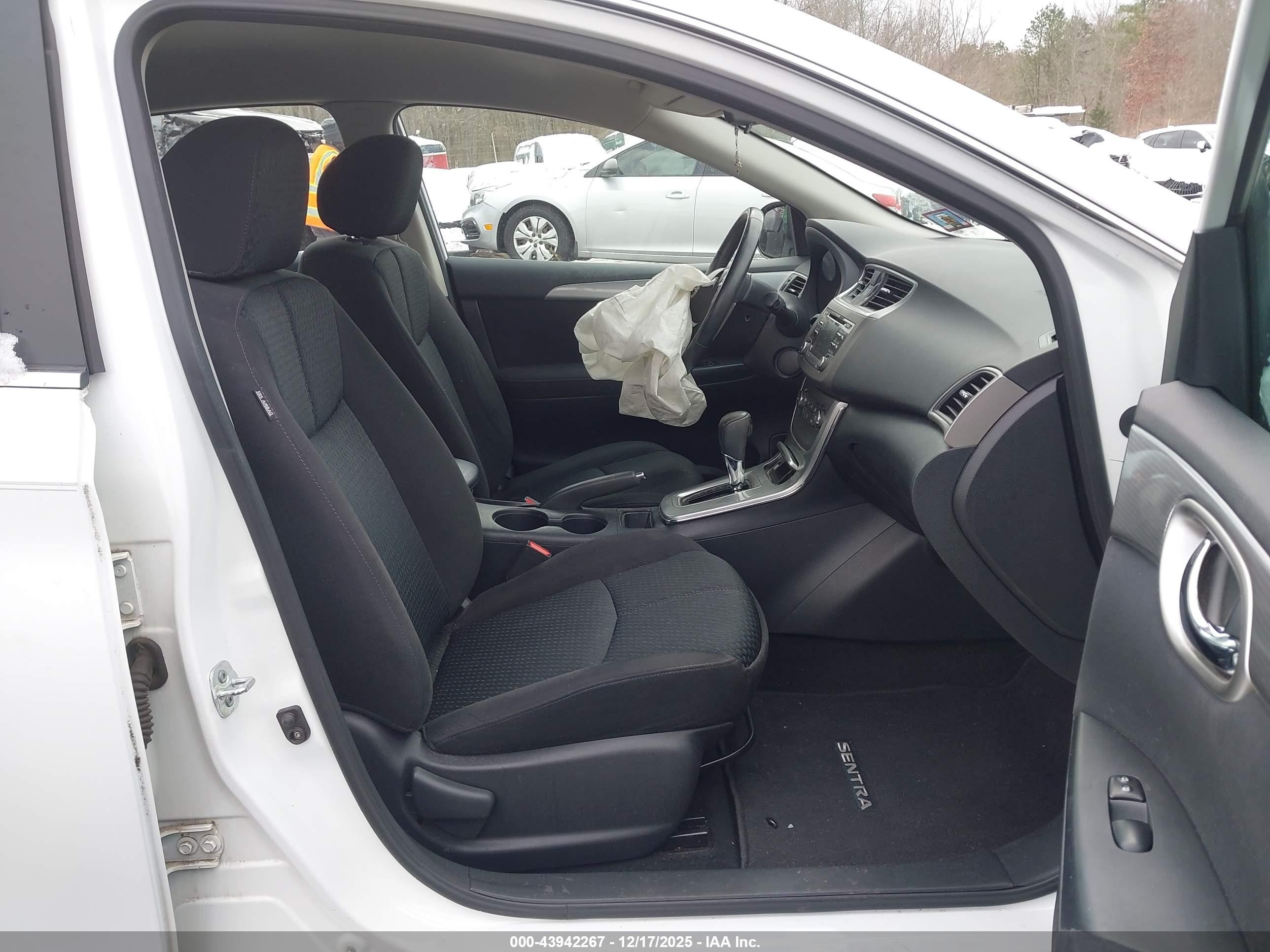 2014 Nissan Sentra Sr White vin: 3N1AB7AP1EY255288
