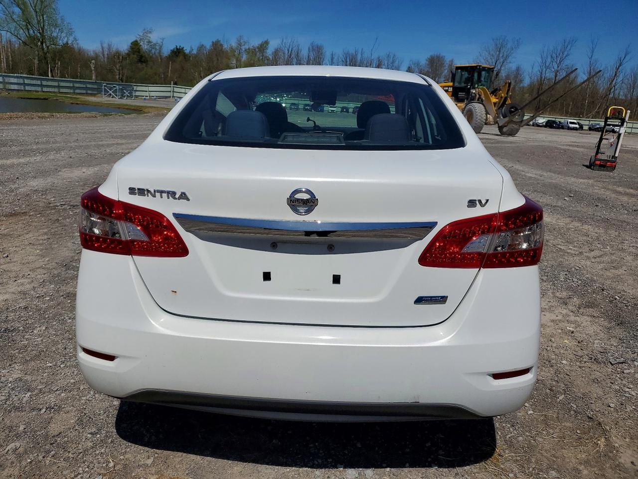 2014 Nissan Sentra Sv White vin: 3N1AB7AP1EY257977