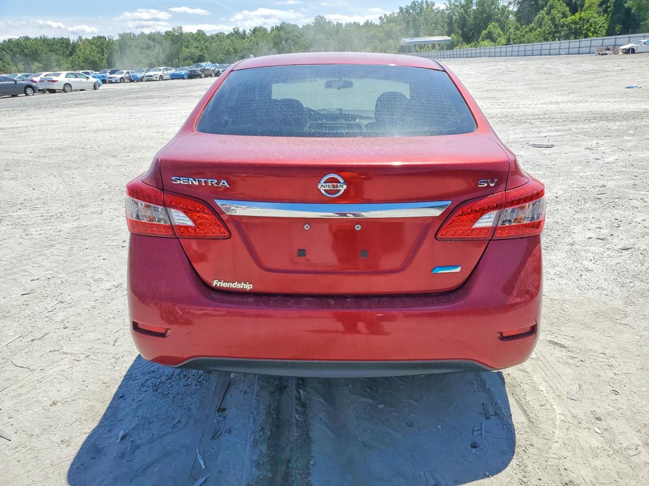 2014 Nissan Sentra Sv Темно-бордовый vin: 3N1AB7AP1EY263018