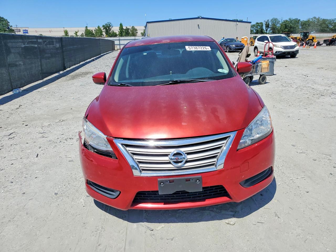 2014 Nissan Sentra Sv Темно-бордовый vin: 3N1AB7AP1EY263018