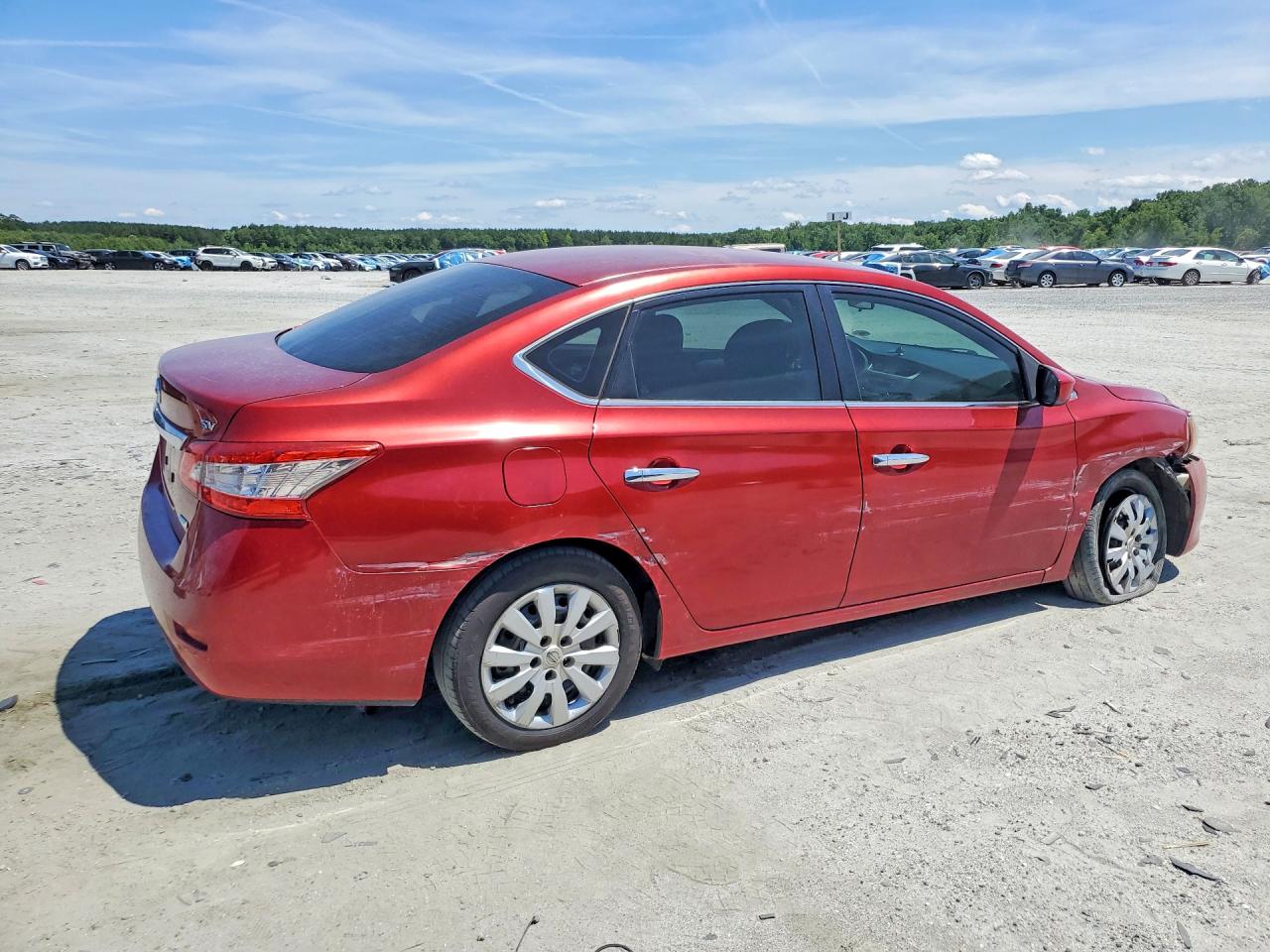 2014 Nissan Sentra Sv Темно-бордовый vin: 3N1AB7AP1EY263018
