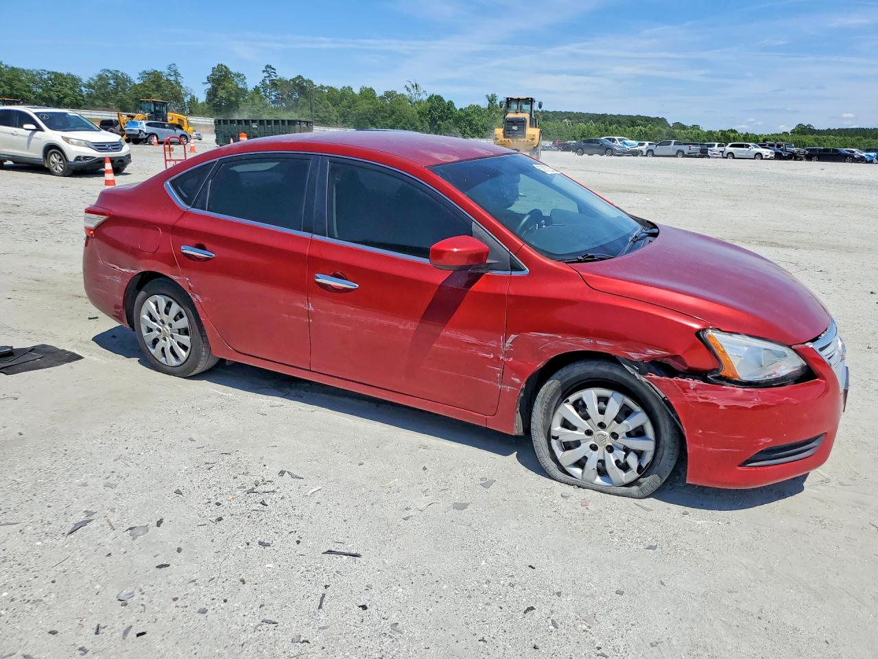 2014 Nissan Sentra Sv Темно-бордовый vin: 3N1AB7AP1EY263018
