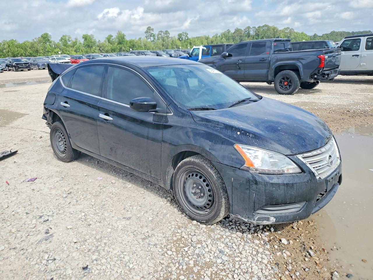 2014 Nissan Sentra Black vin: 3N1AB7AP1EY267831