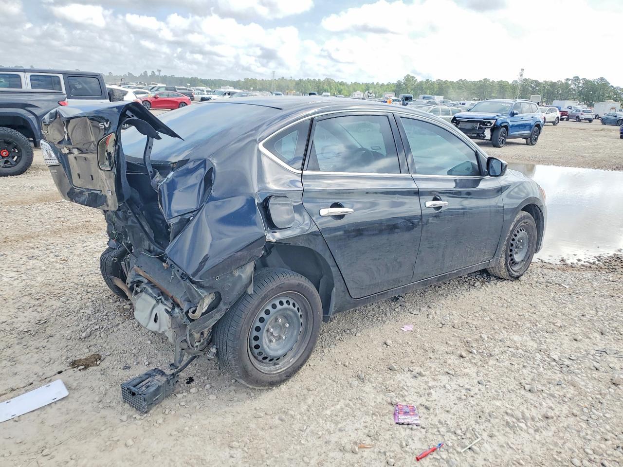2014 Nissan Sentra Black vin: 3N1AB7AP1EY267831
