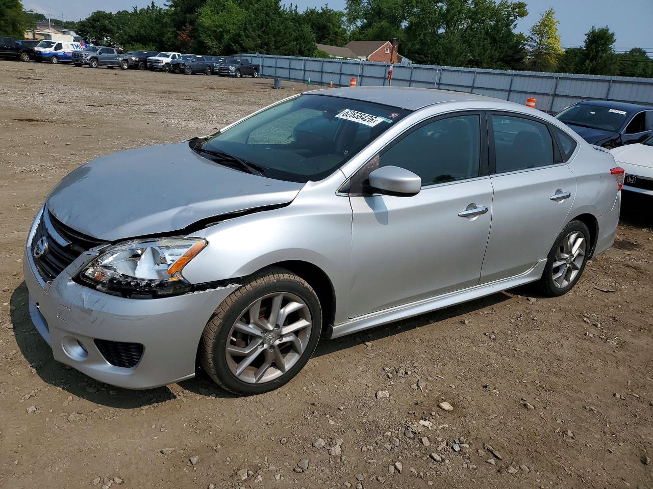 2014 Nissan Sentra Sr Silver vin: 3N1AB7AP1EY270261