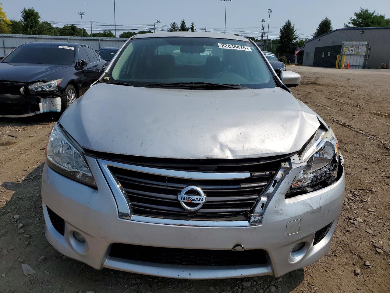 2014 Nissan Sentra Sr Silver vin: 3N1AB7AP1EY270261