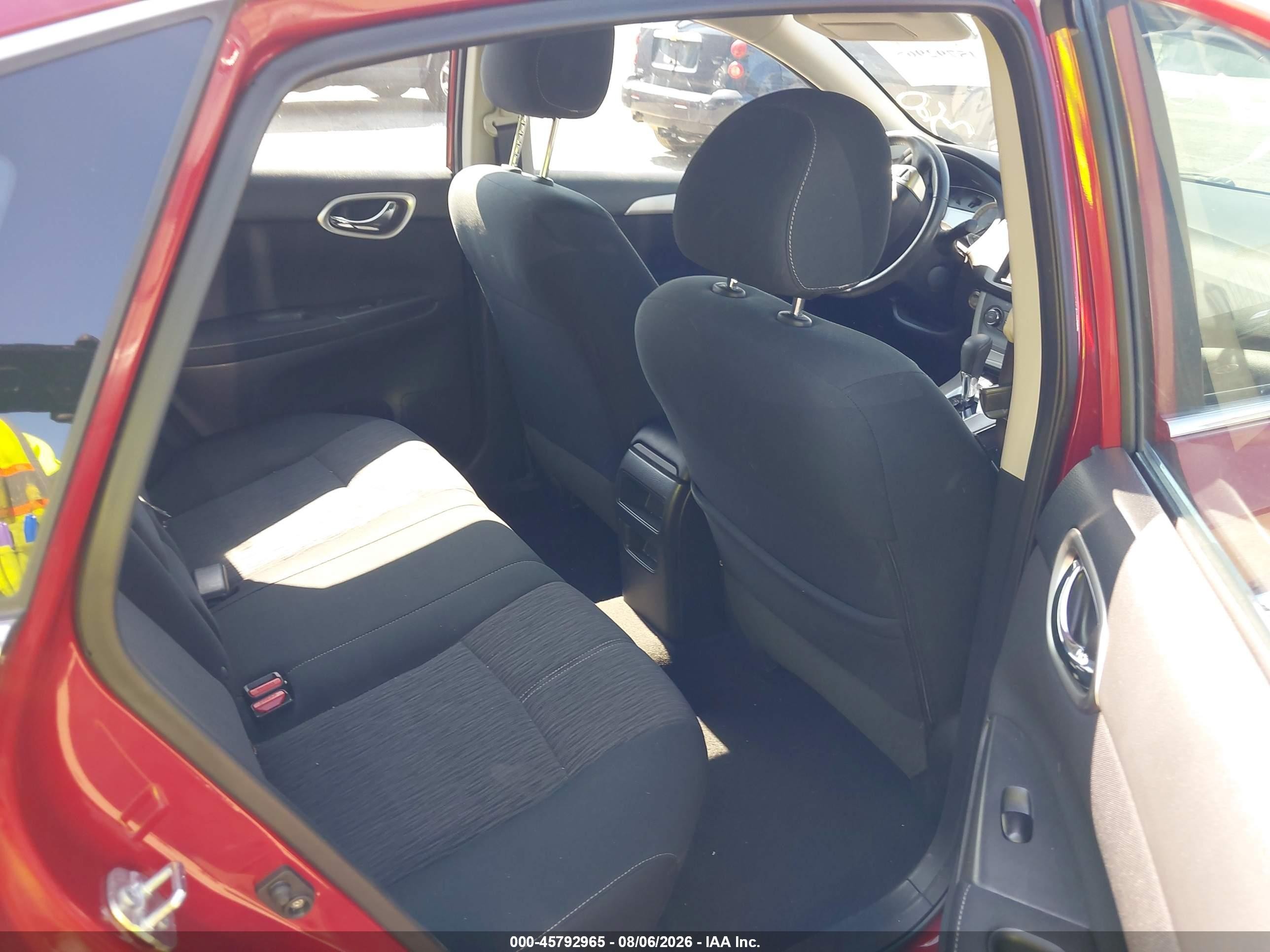 2014 Nissan Sentra Sv Red vin: 3N1AB7AP1EY281678