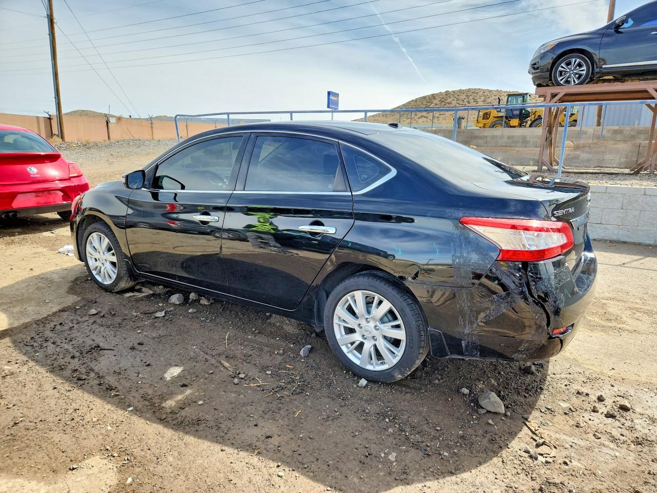 2014 Nissan Sentra Sl Черный vin: 3N1AB7AP1EY282846