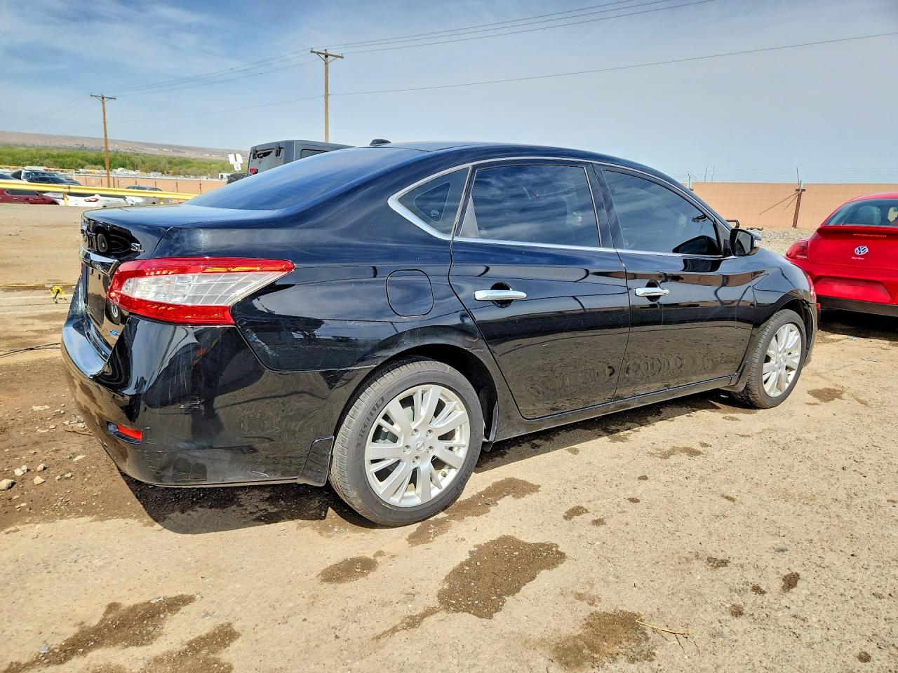 2014 Nissan Sentra Sl Черный vin: 3N1AB7AP1EY282846