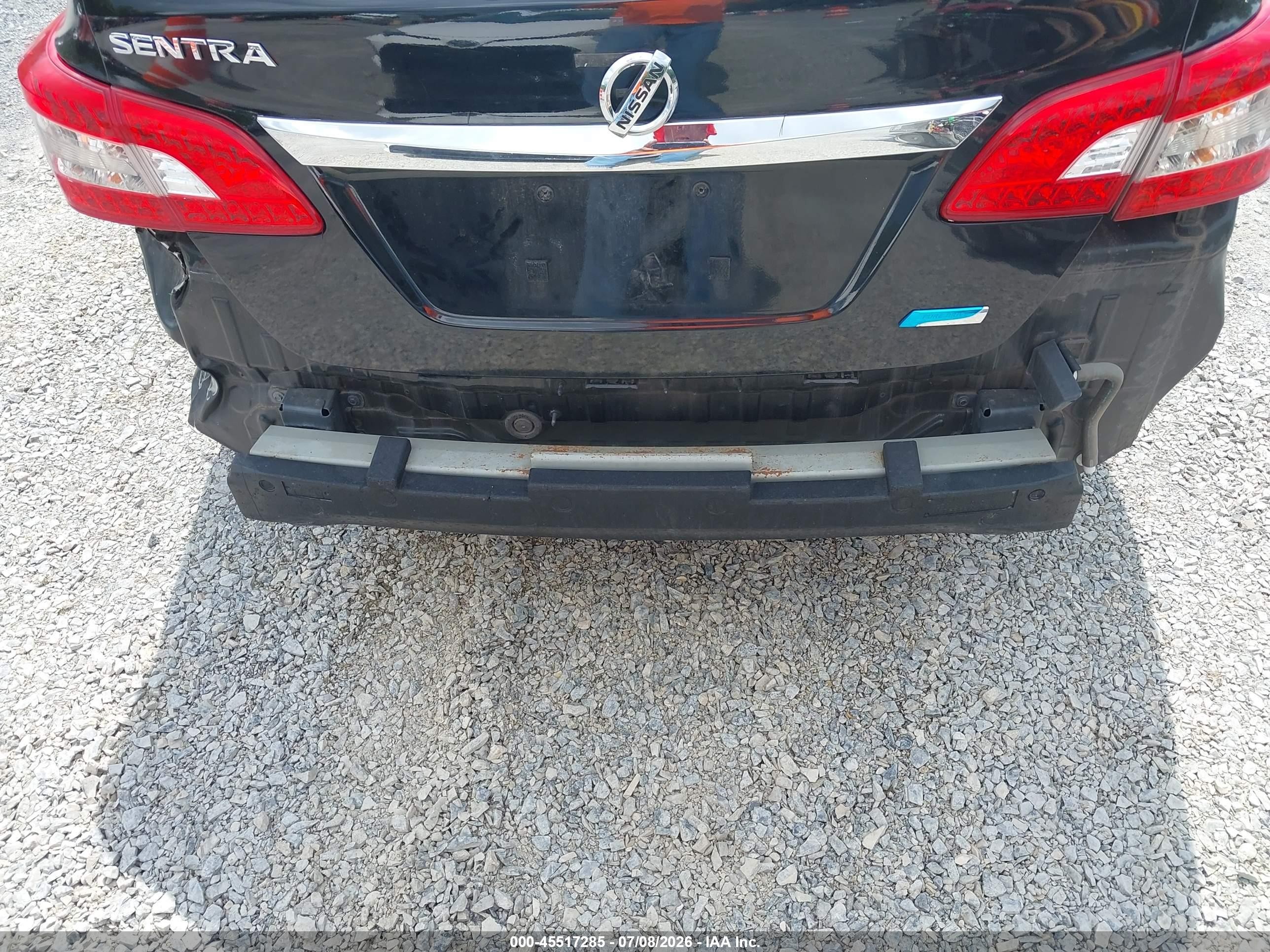 2014 Nissan Sentra S Black vin: 3N1AB7AP1EY285522