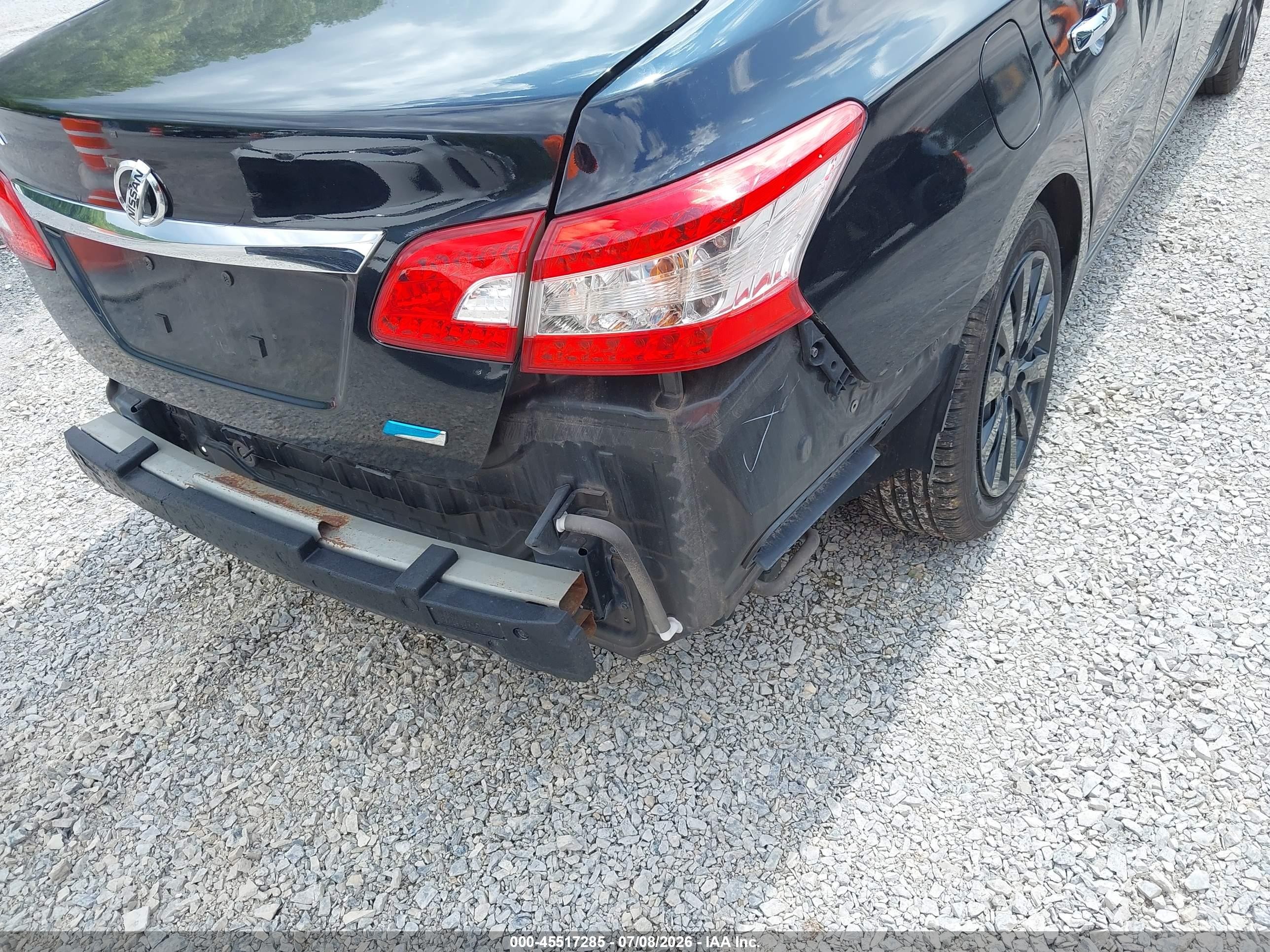 2014 Nissan Sentra S Black vin: 3N1AB7AP1EY285522