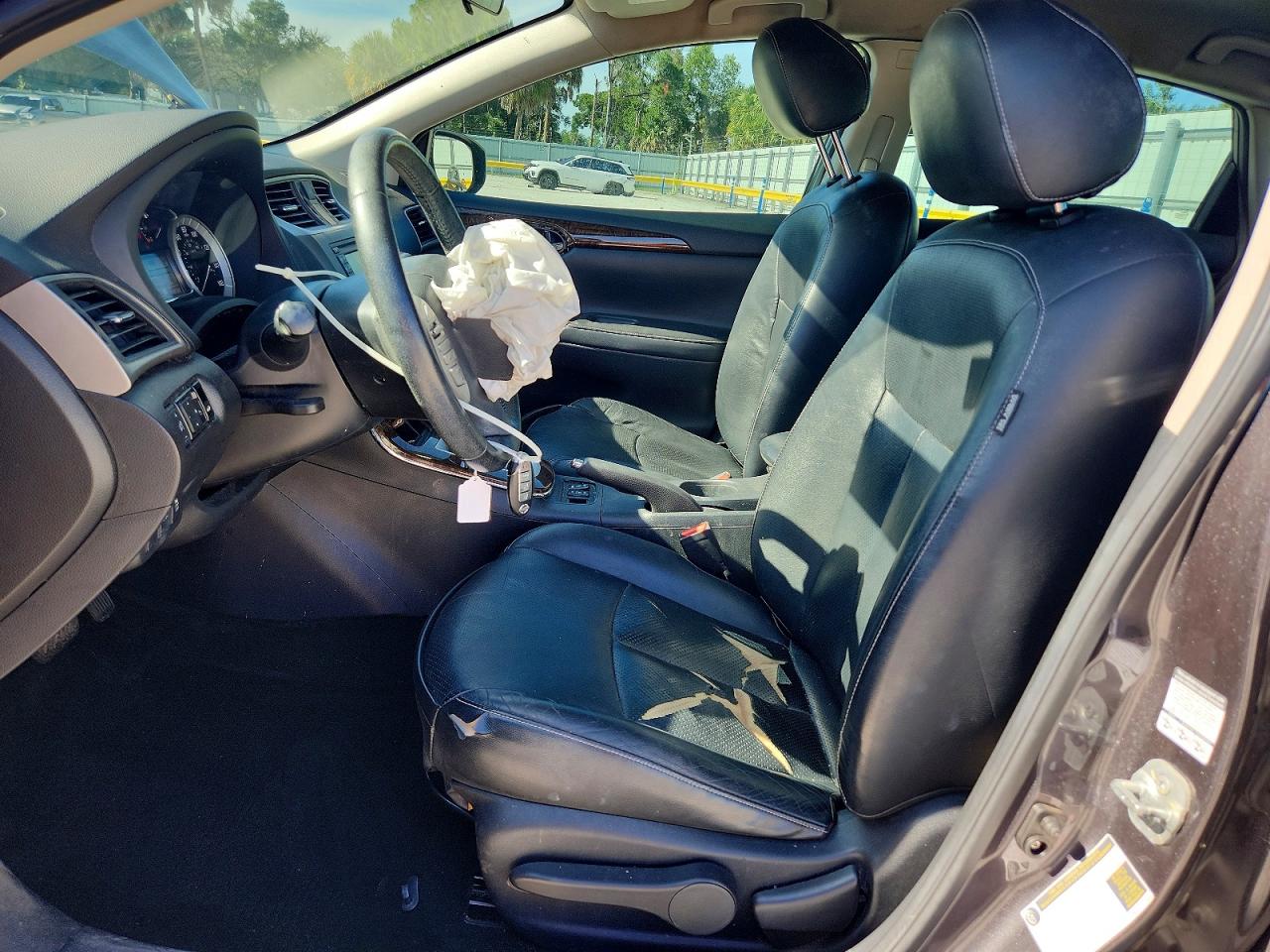 2014 Nissan Sentra Sl Серый vin: 3N1AB7AP1EY286010