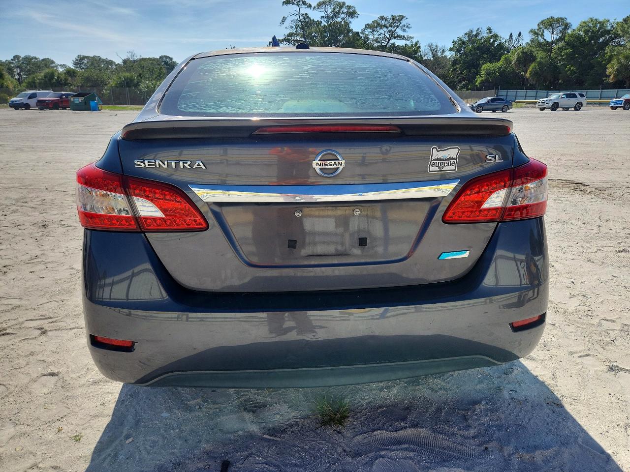 2014 Nissan Sentra Sl Серый vin: 3N1AB7AP1EY286010