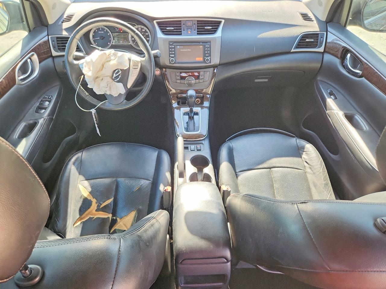 2014 Nissan Sentra Sl Серый vin: 3N1AB7AP1EY286010