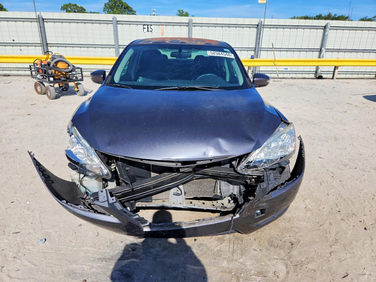 2014 Nissan Sentra Sl Серый vin: 3N1AB7AP1EY286010
