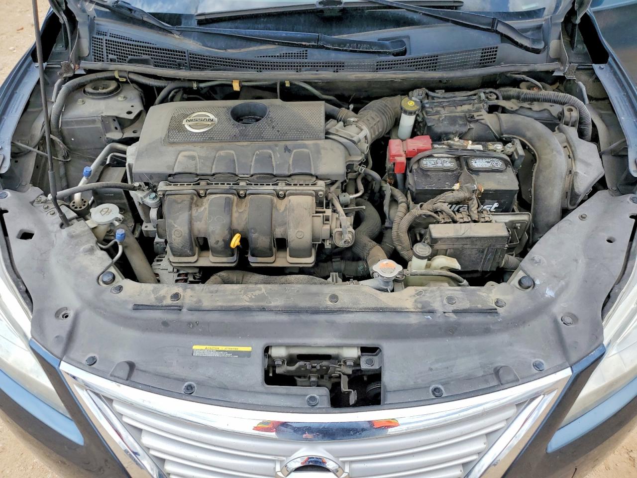 2014 Nissan Sentra Sv Blue vin: 3N1AB7AP1EY287917