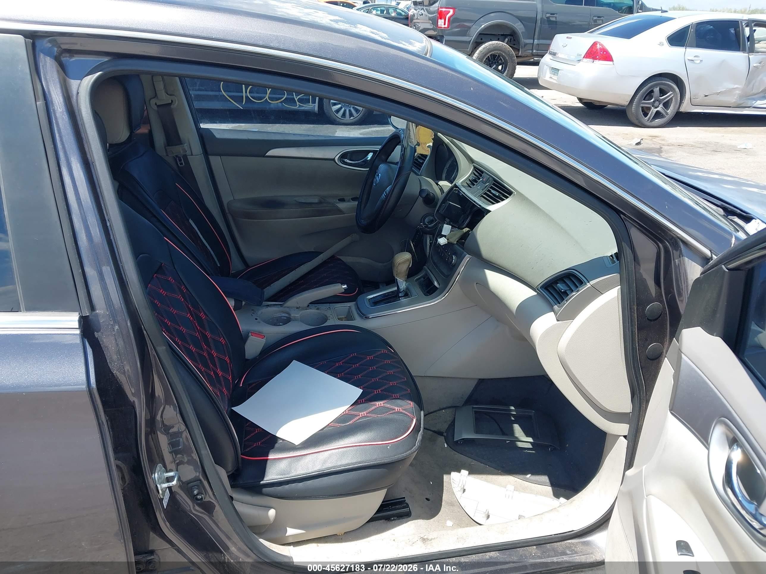 2014 Nissan Sentra Sv Gray vin: 3N1AB7AP1EY293457