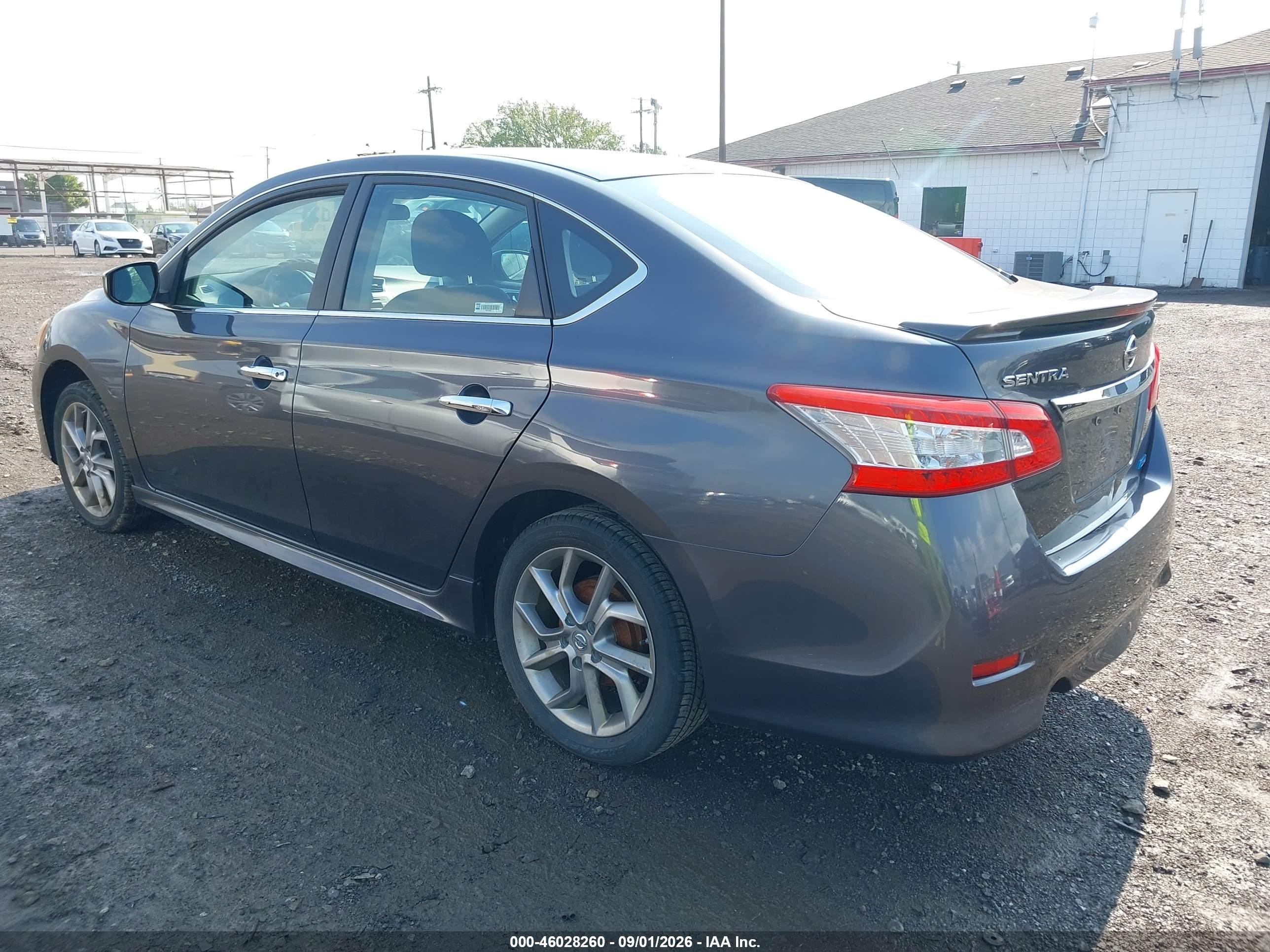 2014 Nissan Sentra Sr Gray vin: 3N1AB7AP1EY299968