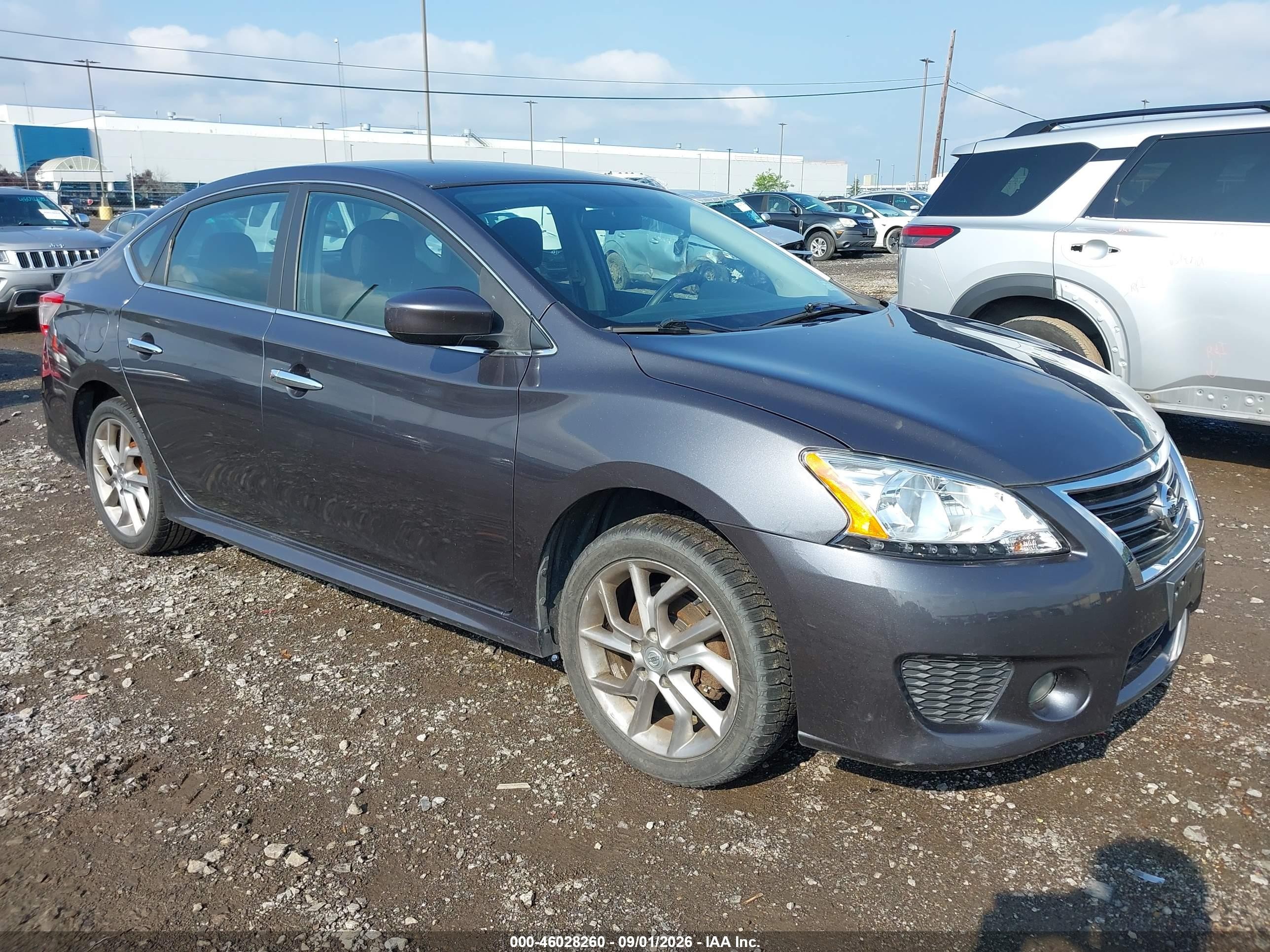 2014 Nissan Sentra Sr Gray vin: 3N1AB7AP1EY299968