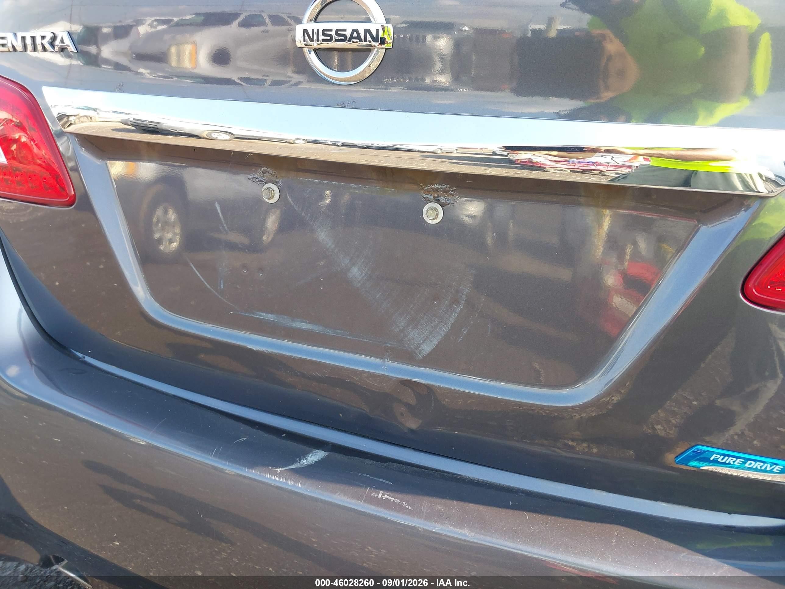 2014 Nissan Sentra Sr Gray vin: 3N1AB7AP1EY299968