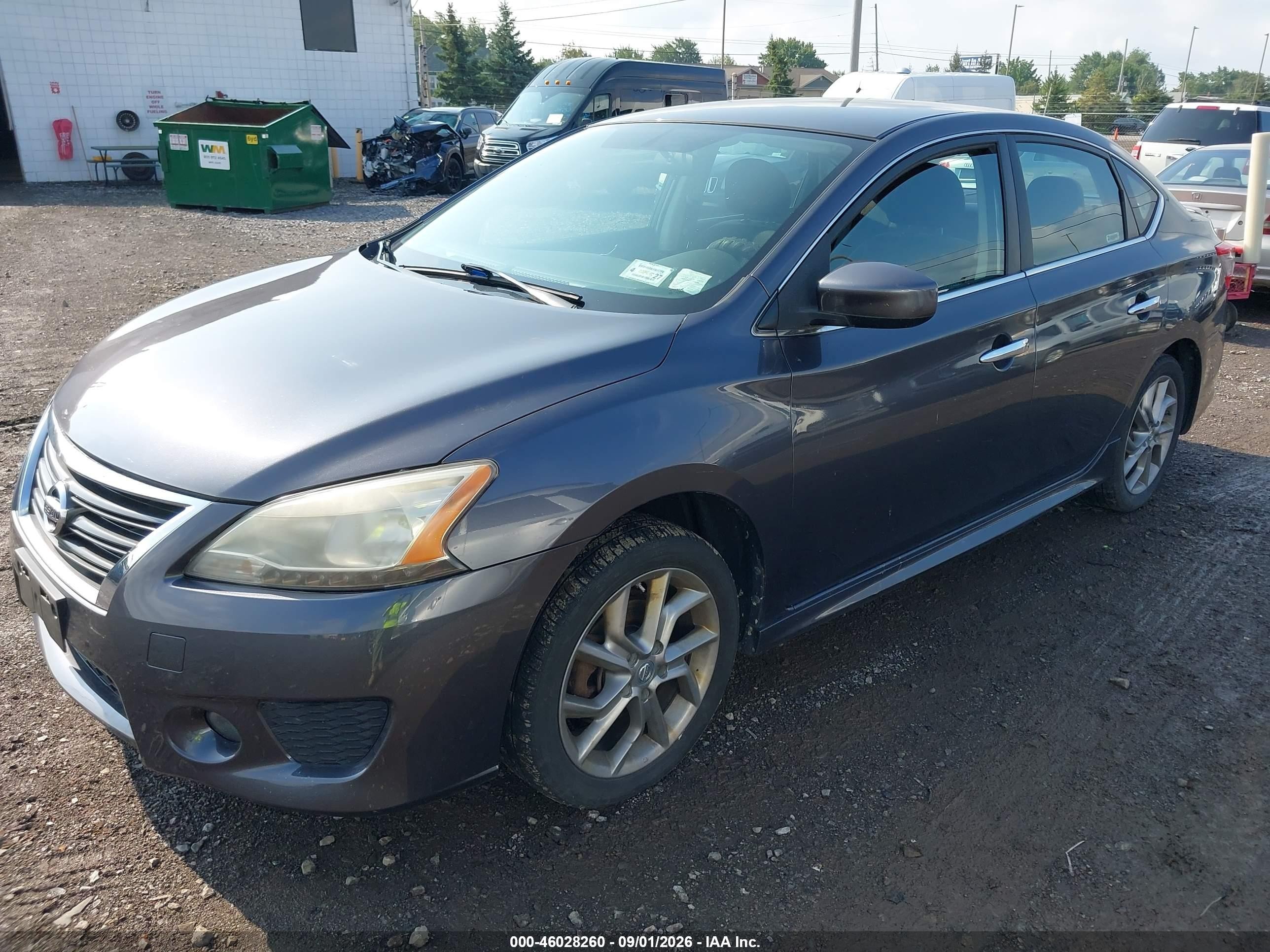 2014 Nissan Sentra Sr Gray vin: 3N1AB7AP1EY299968